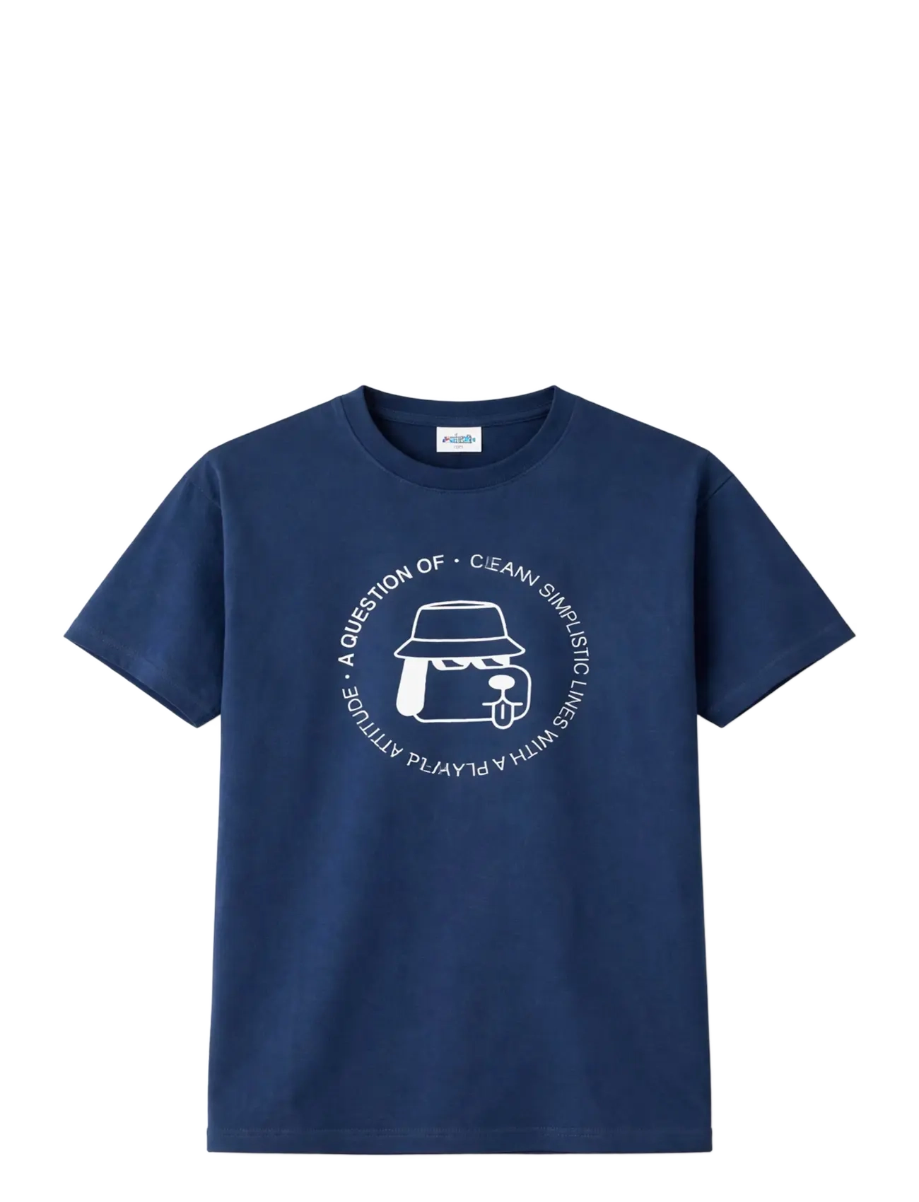 A QUESTION OF Tee Print - A QUESTION OF - SKY CAPTAIN / navy