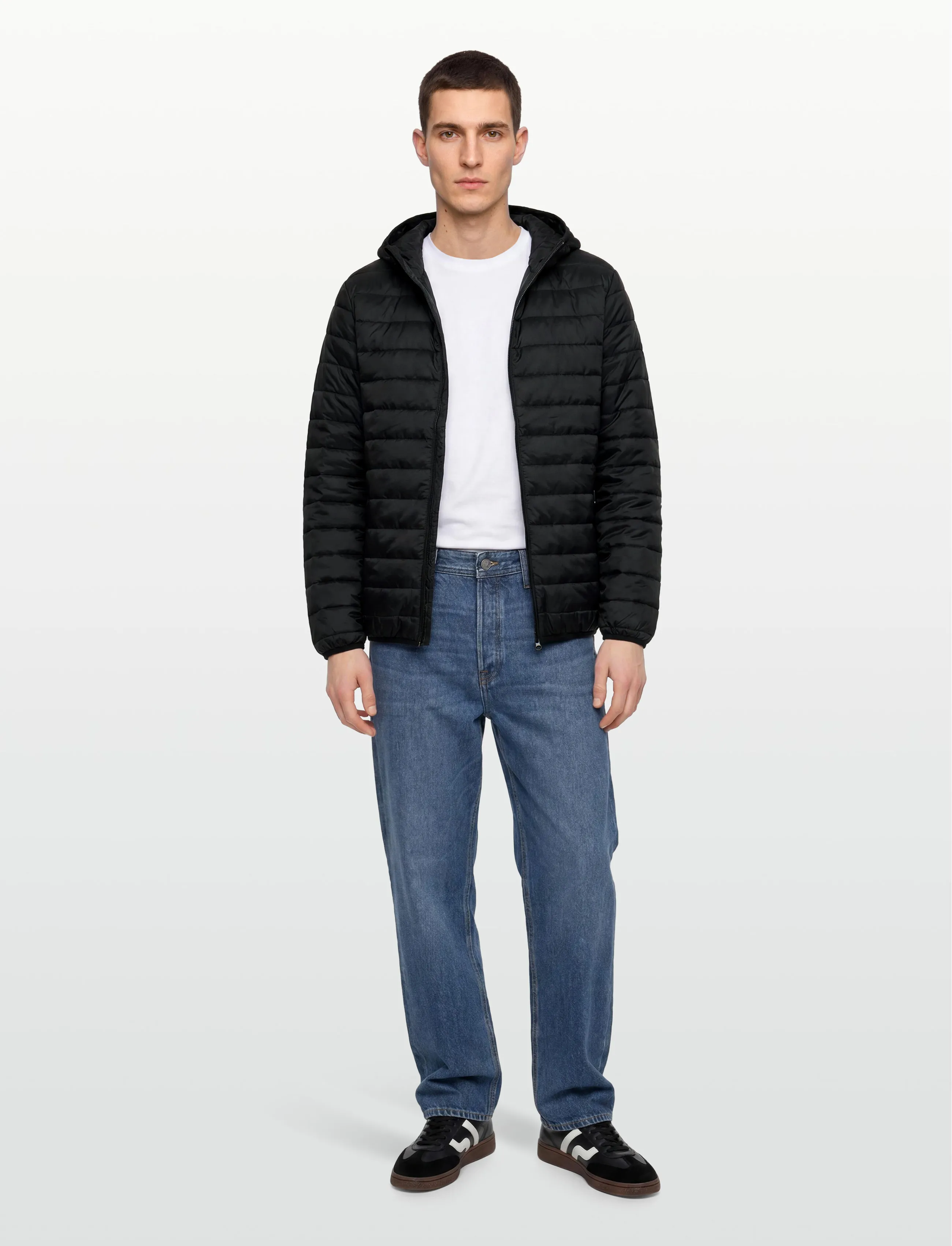A QUESTION OF - Benn Light Down Hood Jacket - efterårsjakker - navy - 0