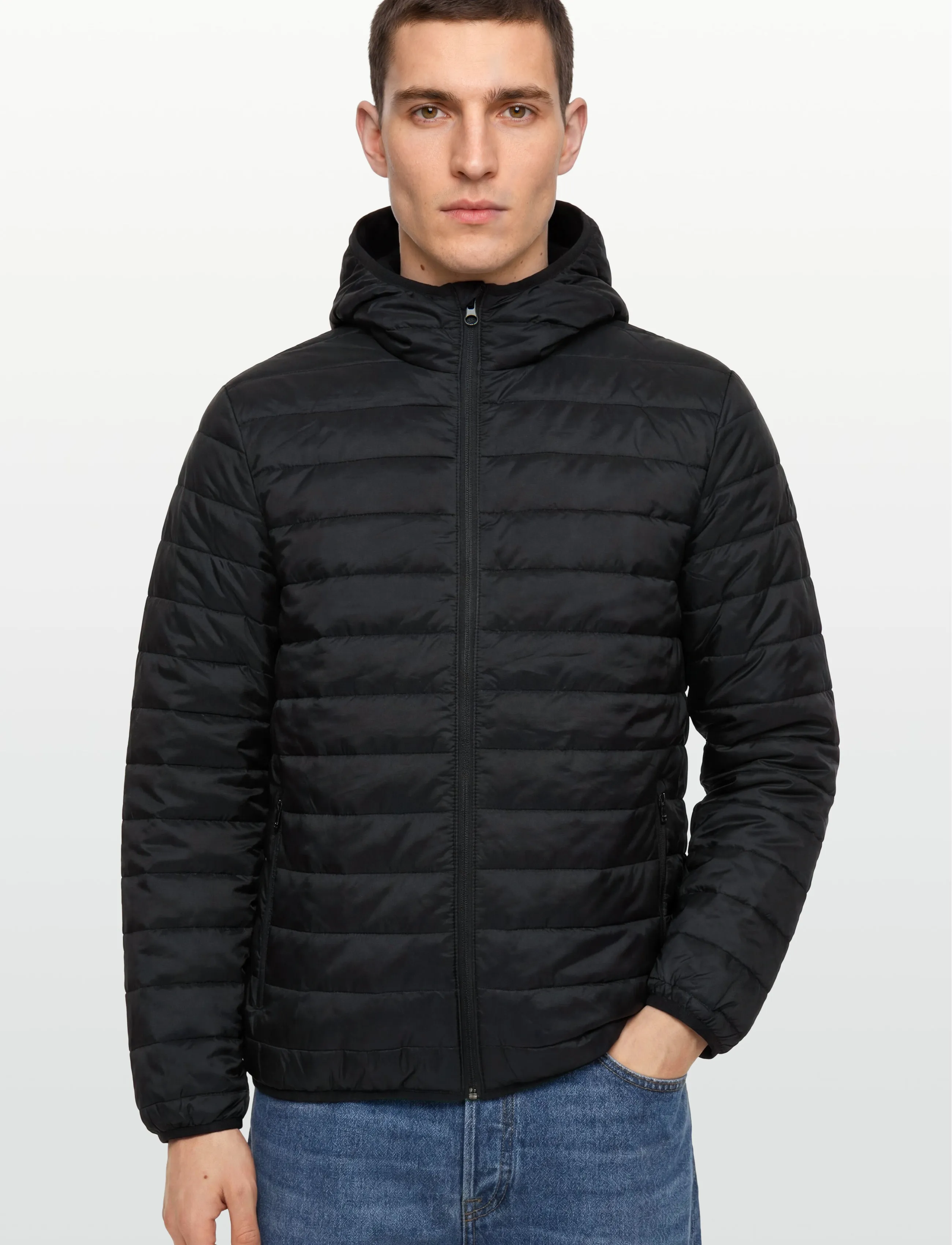 A QUESTION OF - Benn Light Down Hood Jacket - efterårsjakker - navy - 3