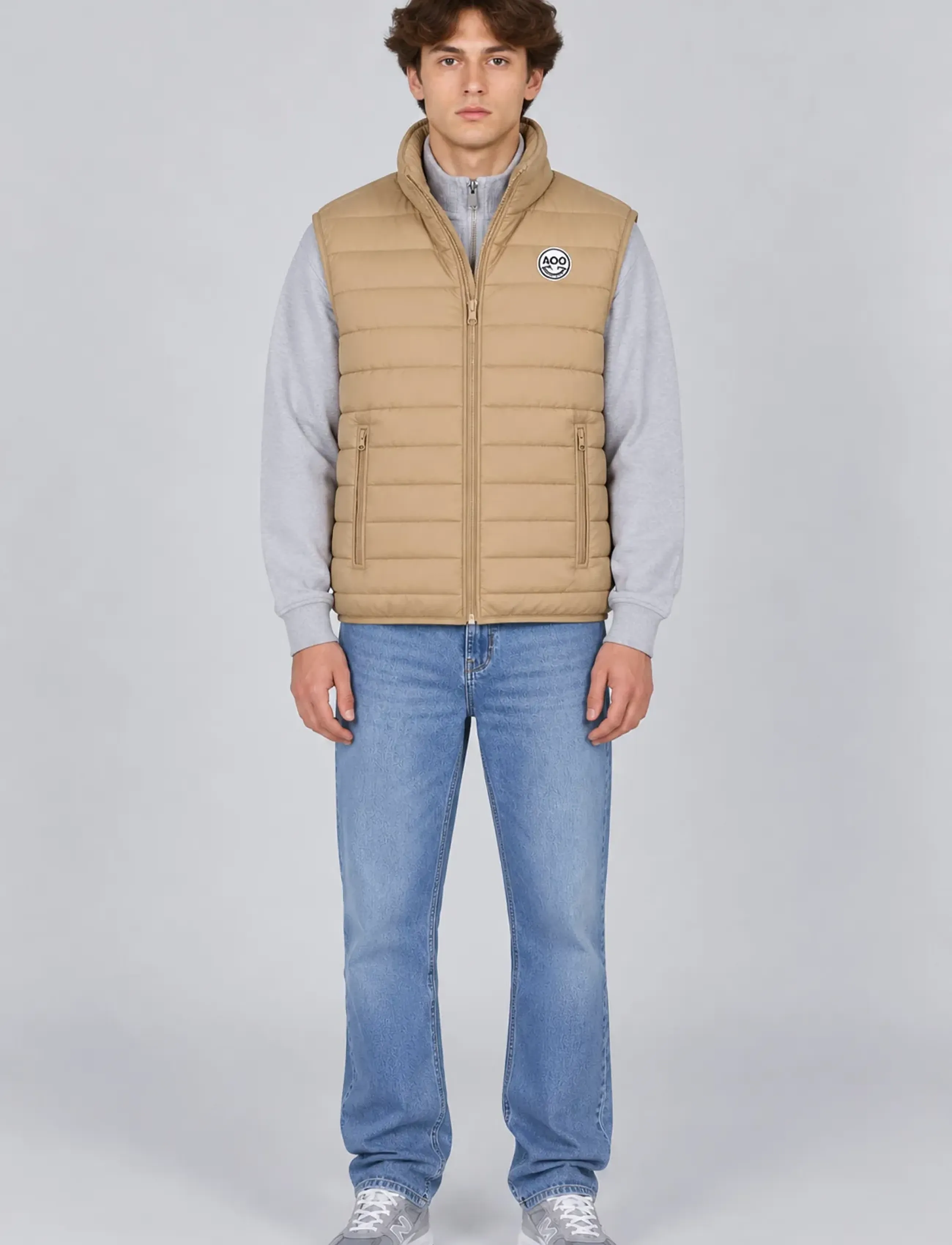 A QUESTION OF - Benn Light Down Vest - sand - 0