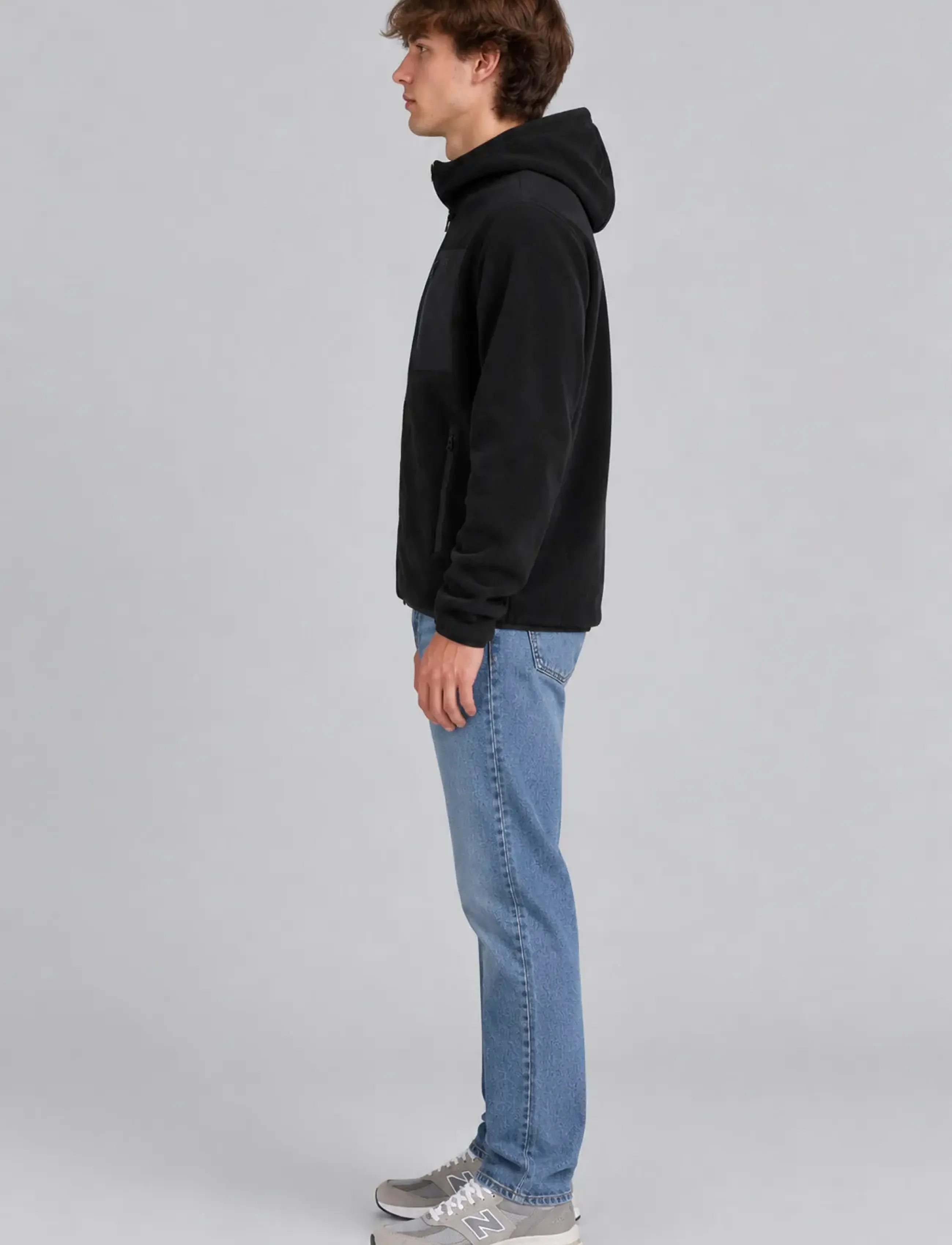 A QUESTION OF - David Micro Fleece Hoodie - sweatshirts - black - 3