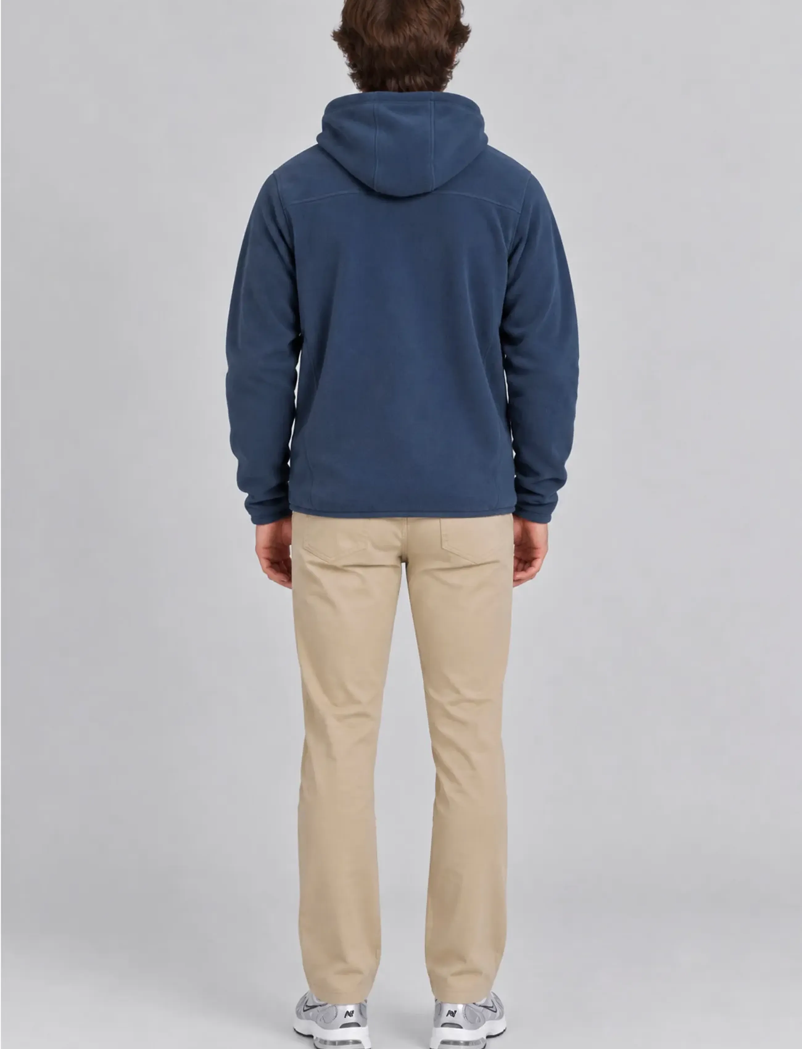 A QUESTION OF - David Micro Fleece Hoodie - sweatshirts - navy - 4