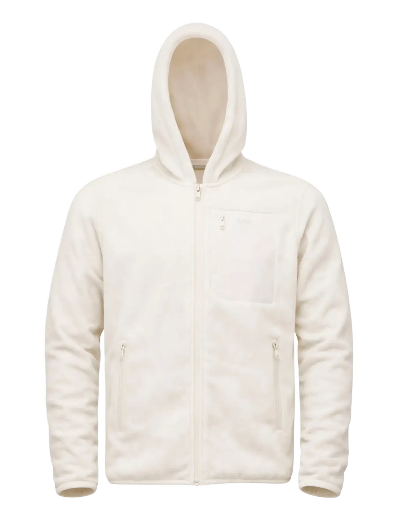 A QUESTION OF David Micro Fleece Hoodie - Vahekihina kantavad jakid - SNOW / white