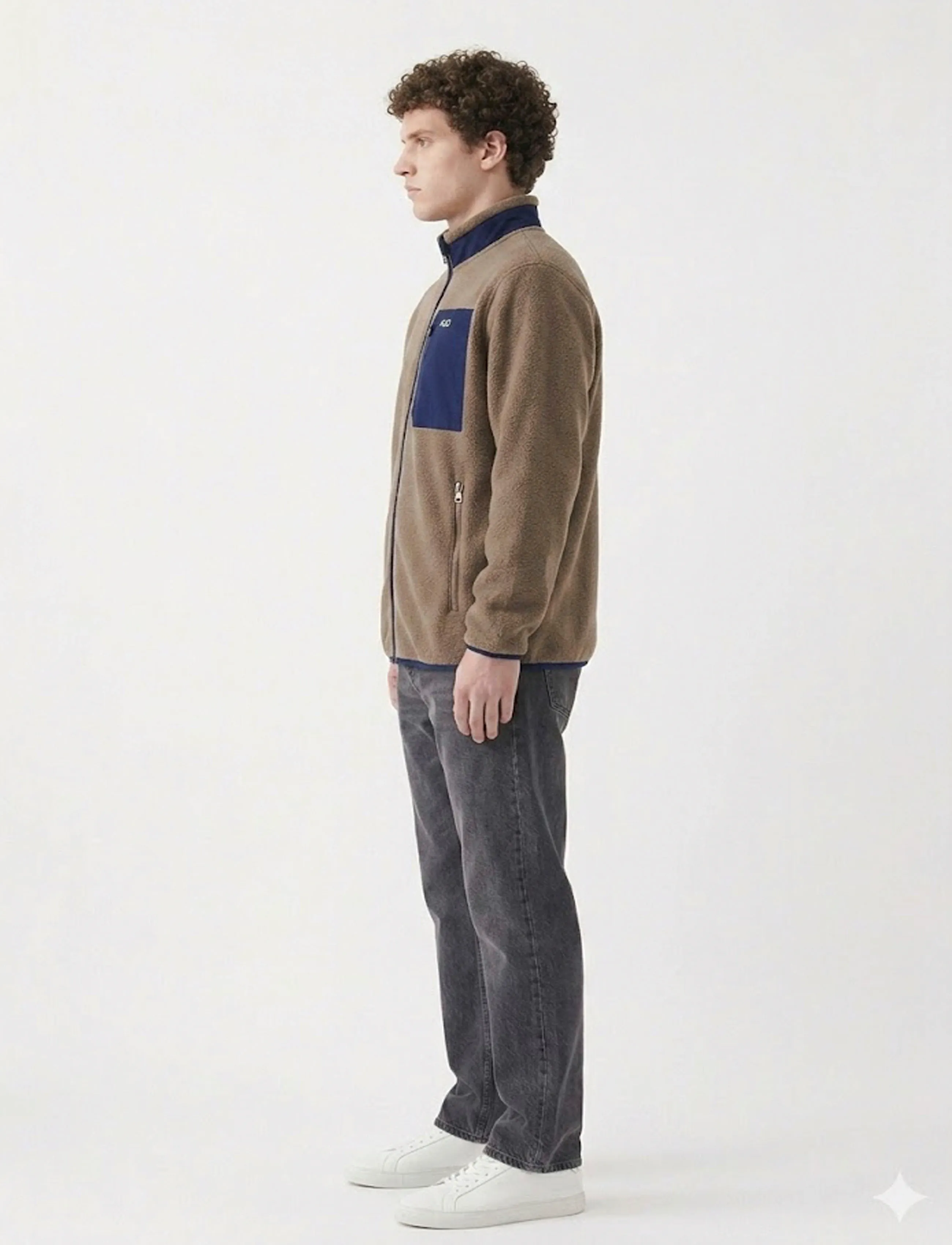 A QUESTION OF - David Micro Fleece Zipper - kurtki polarowe - teak brown - 3