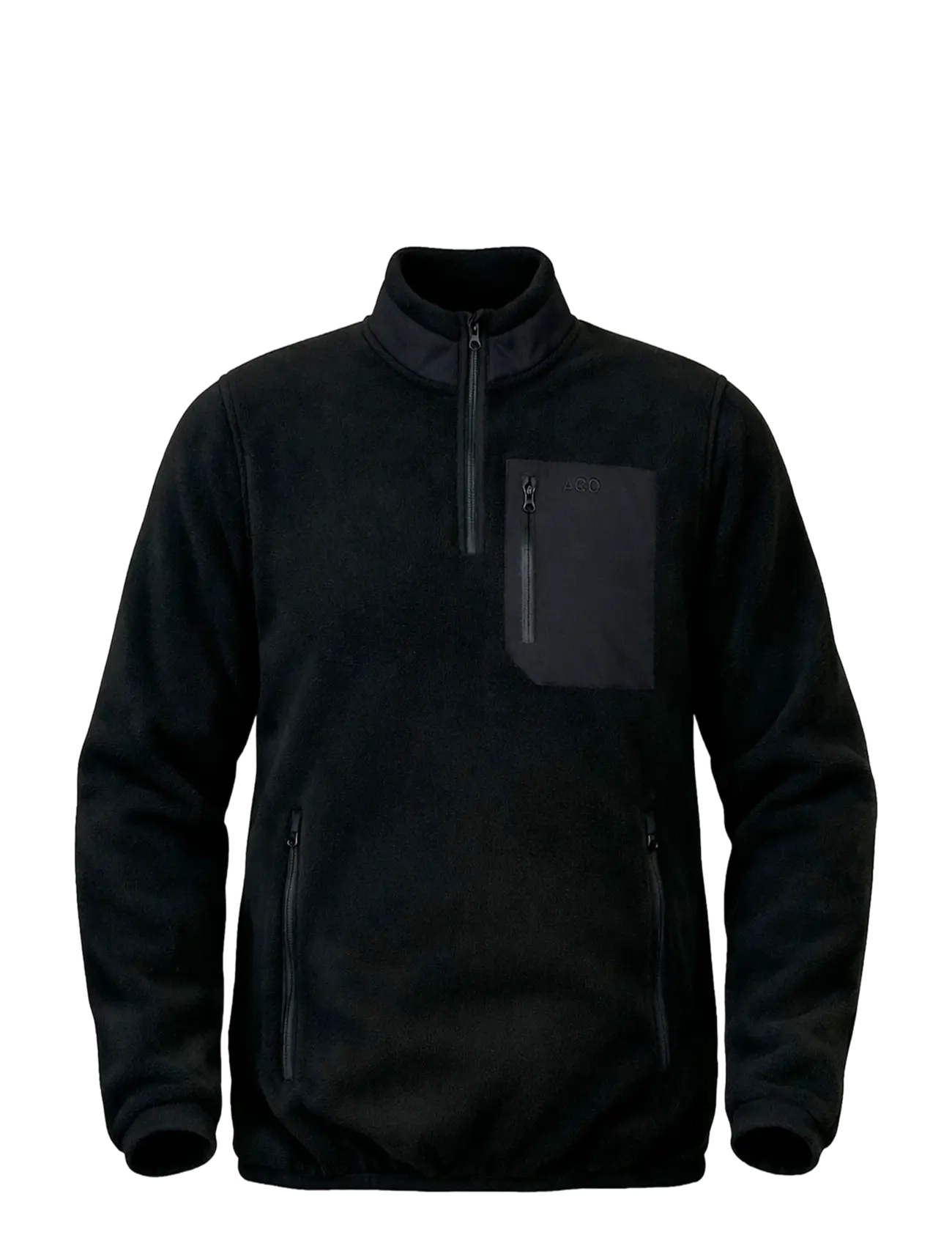 A QUESTION OF David Micro Fleece Halfway Zip Schwarz - M - Herren