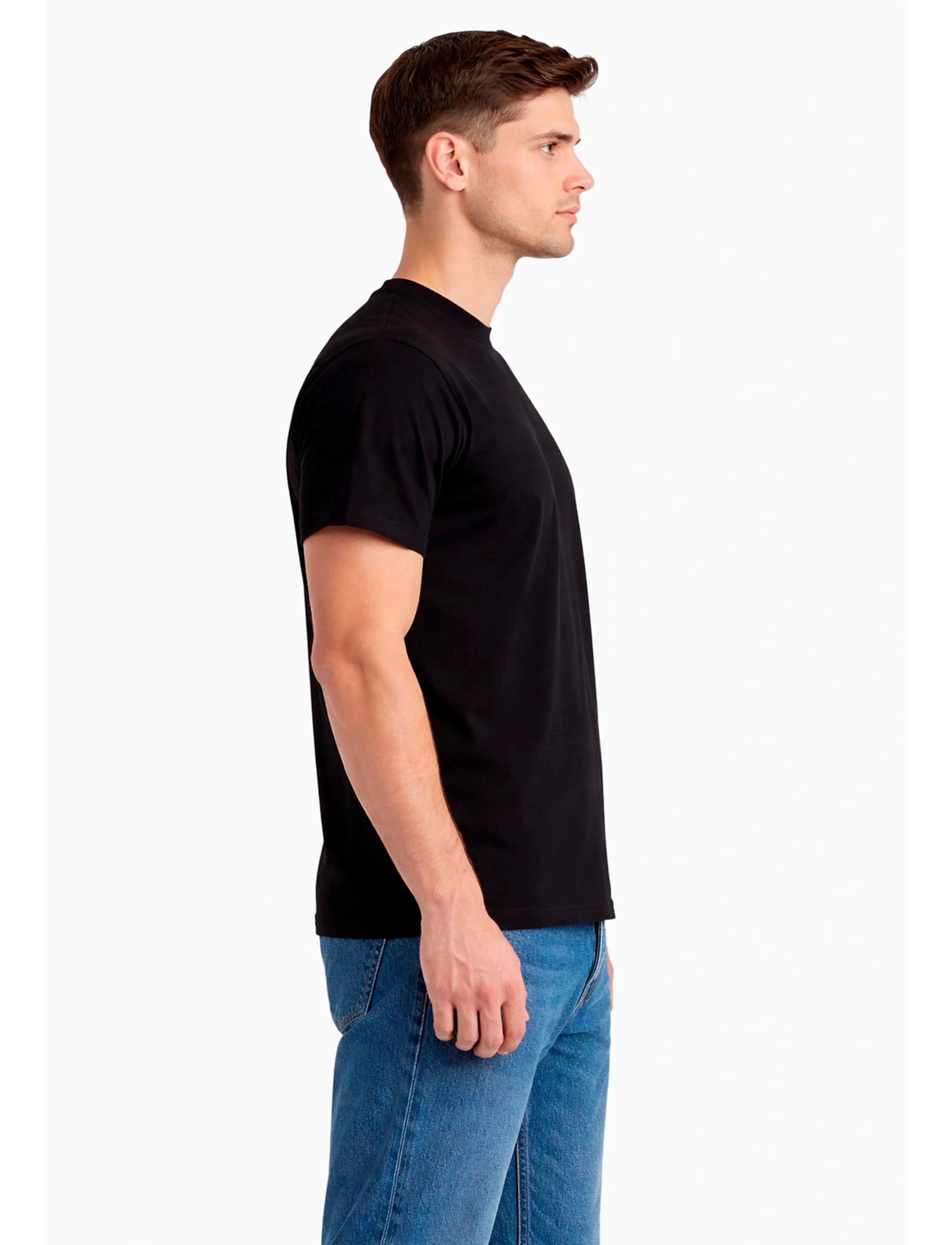 A QUESTION OF - Anders Tee Garment Dyed - laveste priser - black - 3