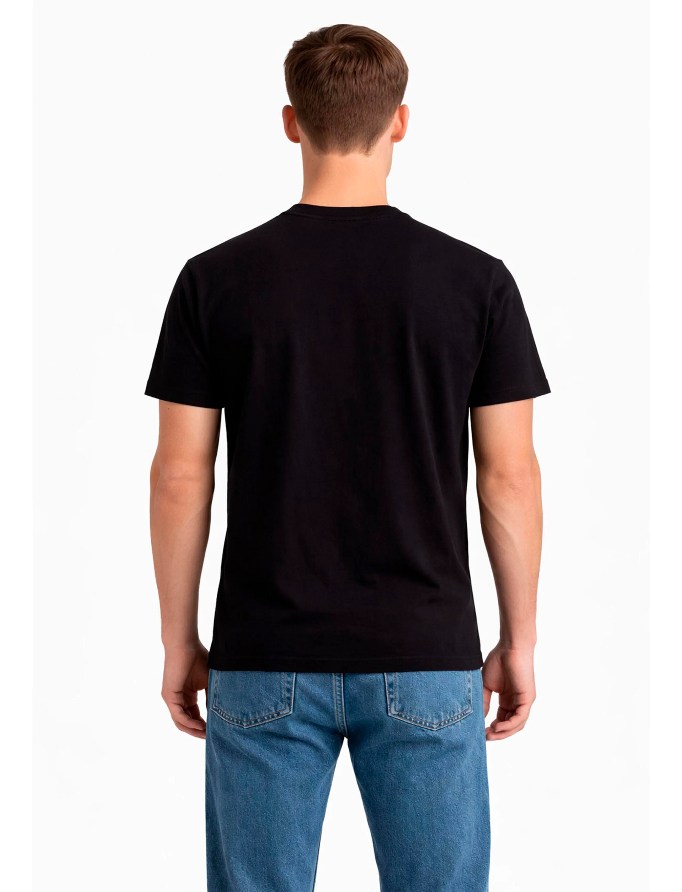 A QUESTION OF - Anders Tee Garment Dyed - laveste priser - black - 4