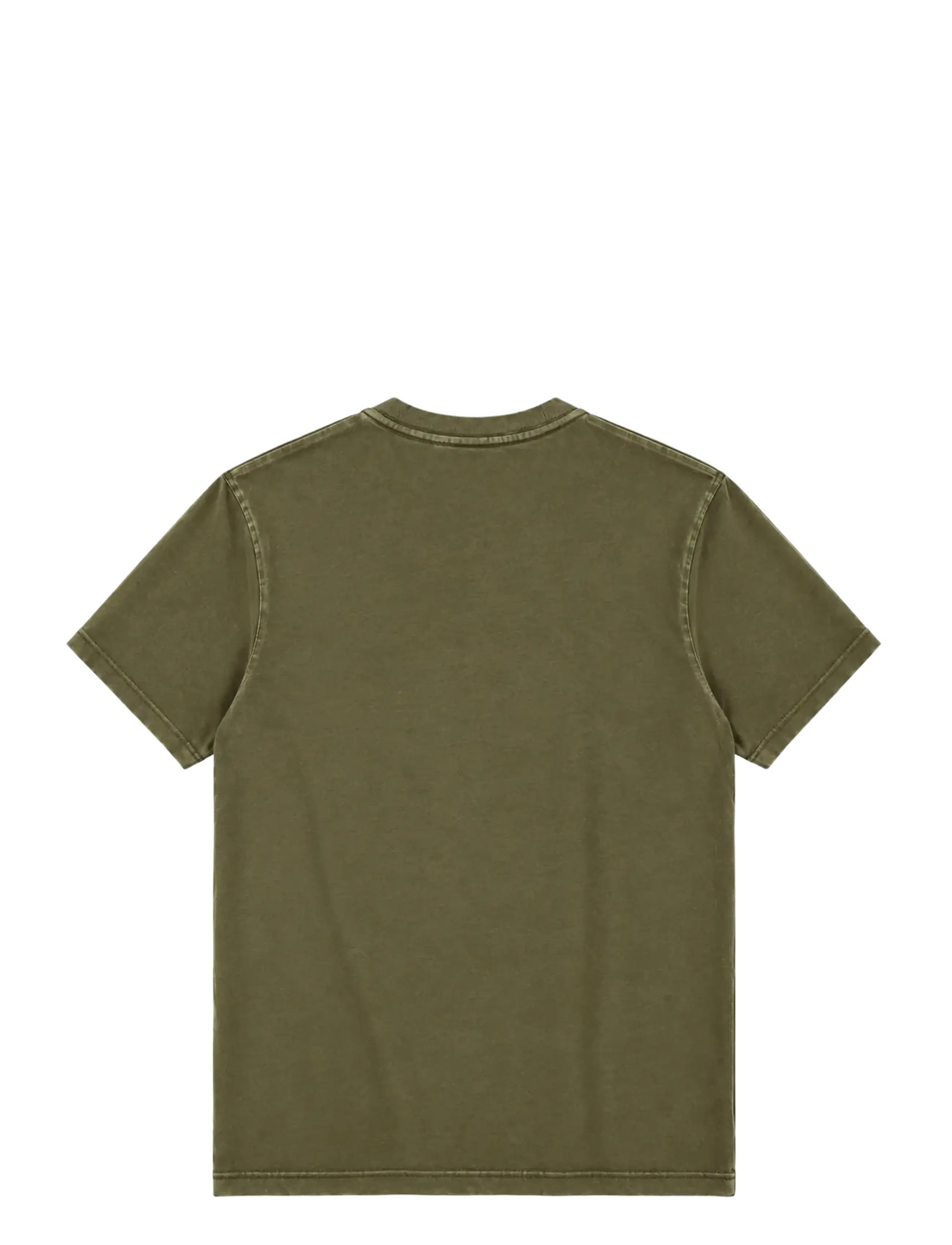 A QUESTION OF - Anders Tee Garment Dyed - efterårstøj - dusty green - 2