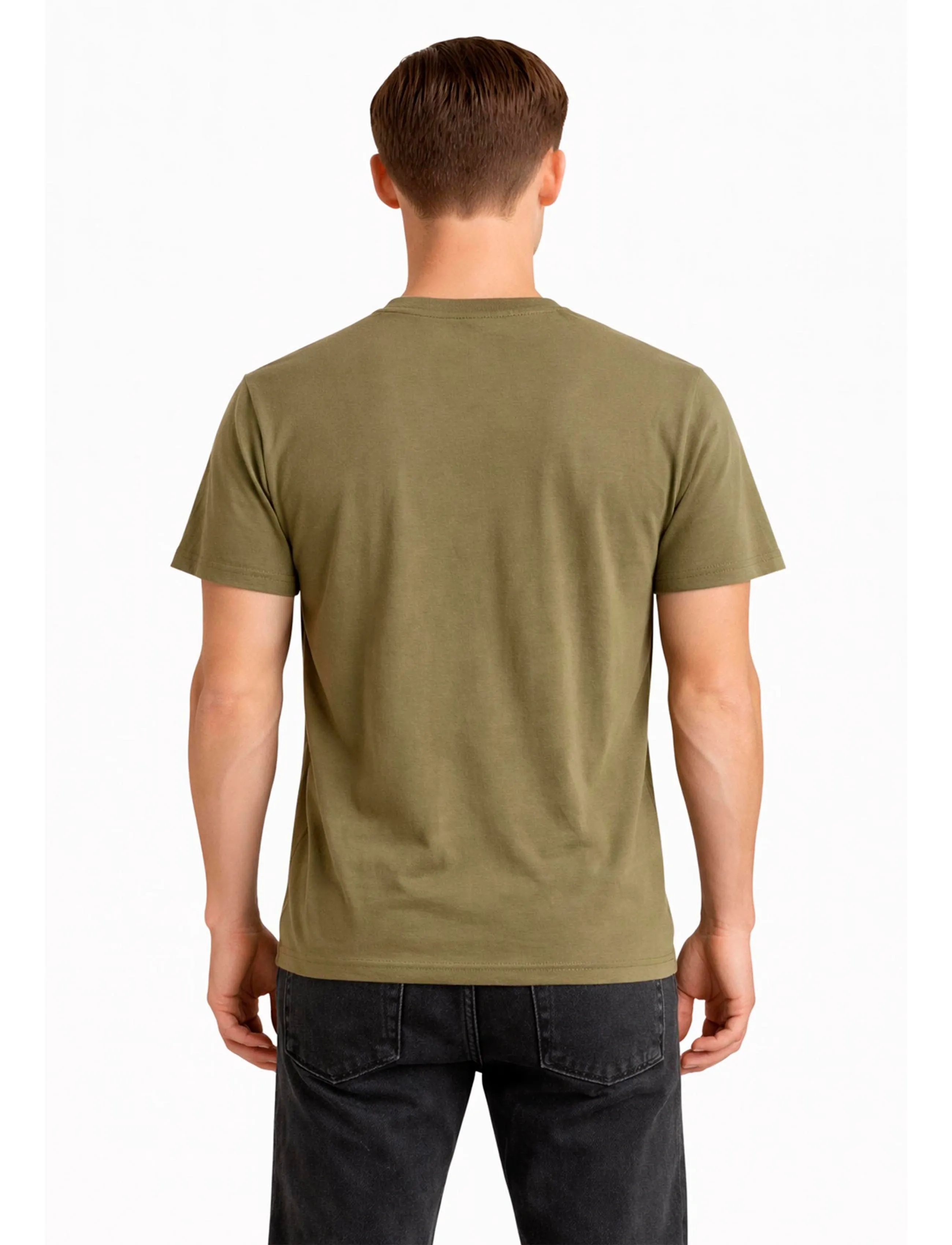 A QUESTION OF - Anders Tee Garment Dyed - laveste priser - dusty green - 4