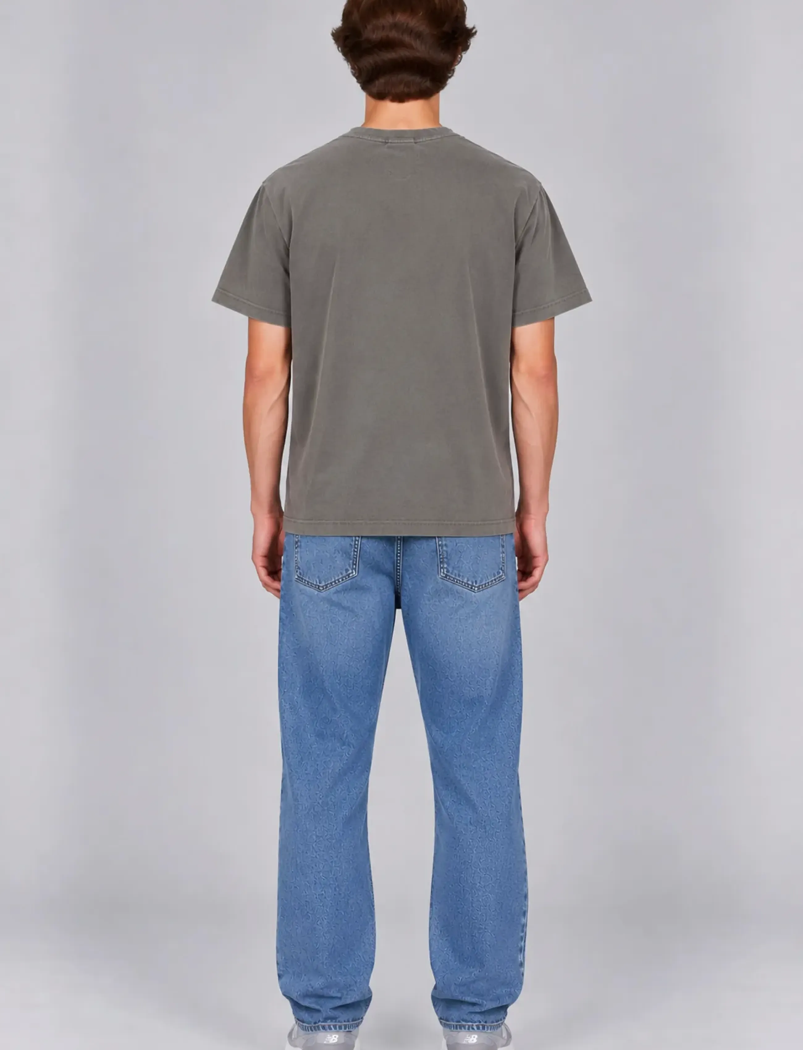 A QUESTION OF - Anders Tee Garment Dyed - t-shirts - grey - 4