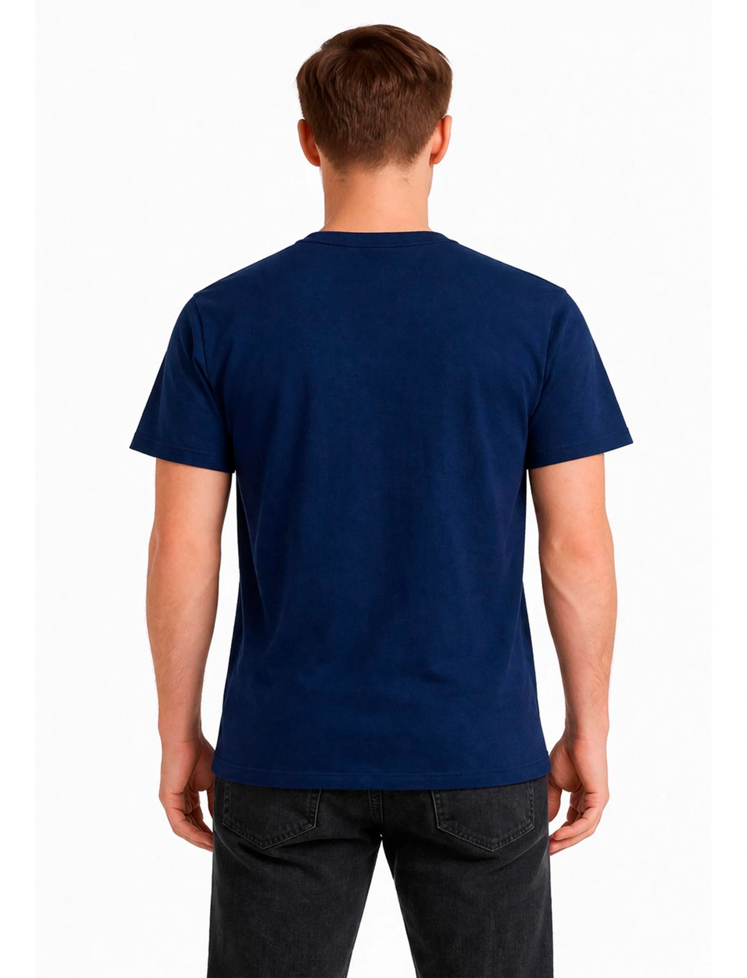 A QUESTION OF - Anders Tee Garment Dyed - laveste priser - indigo - 4