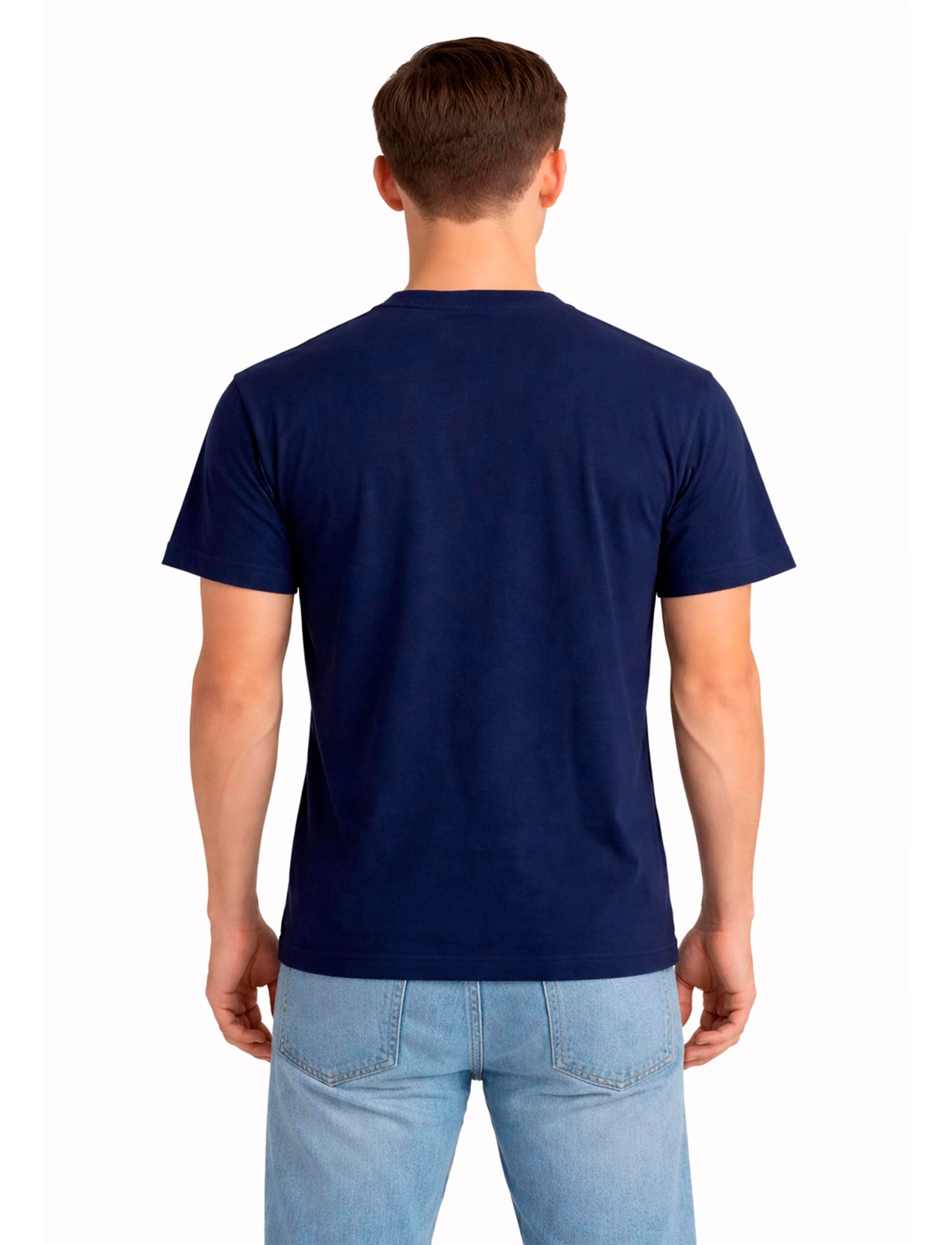 A QUESTION OF - Anders Tee Garment Dyed - laveste priser - navy - 4