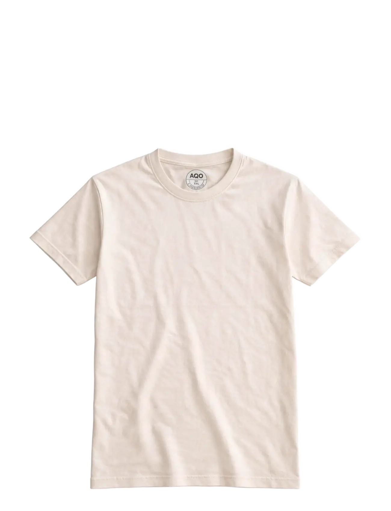 A QUESTION OF Anders Tee Garment Dyed Cream - L - Herren