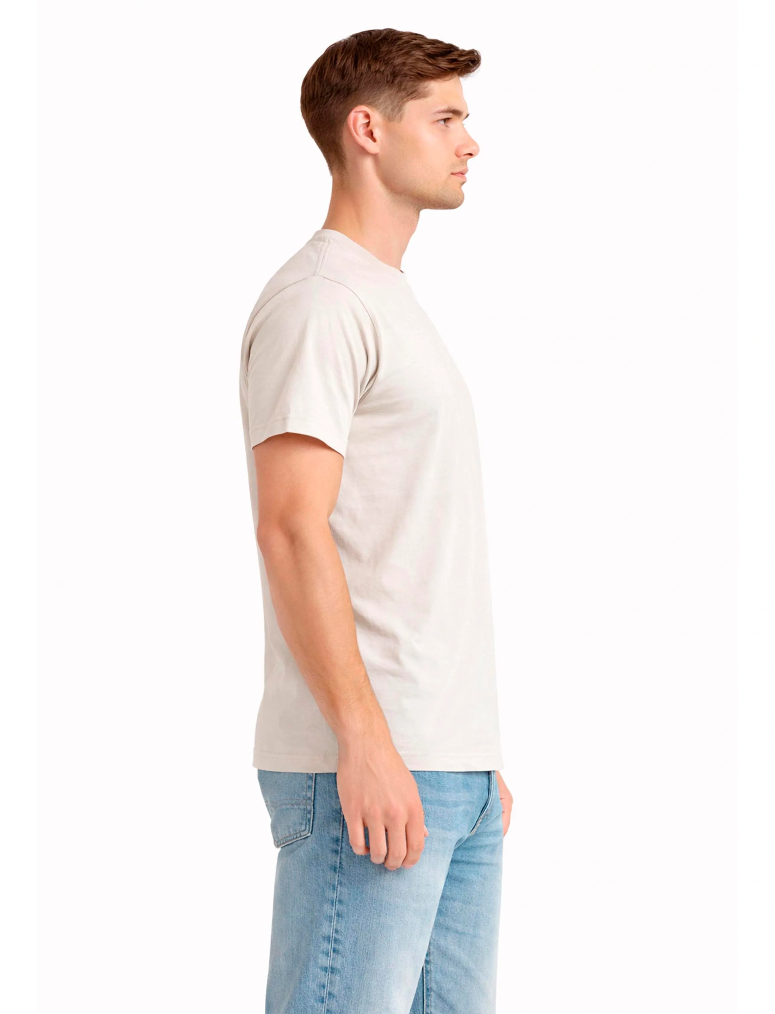 A QUESTION OF - Anders Tee Garment Dyed - laveste priser - off white - 3
