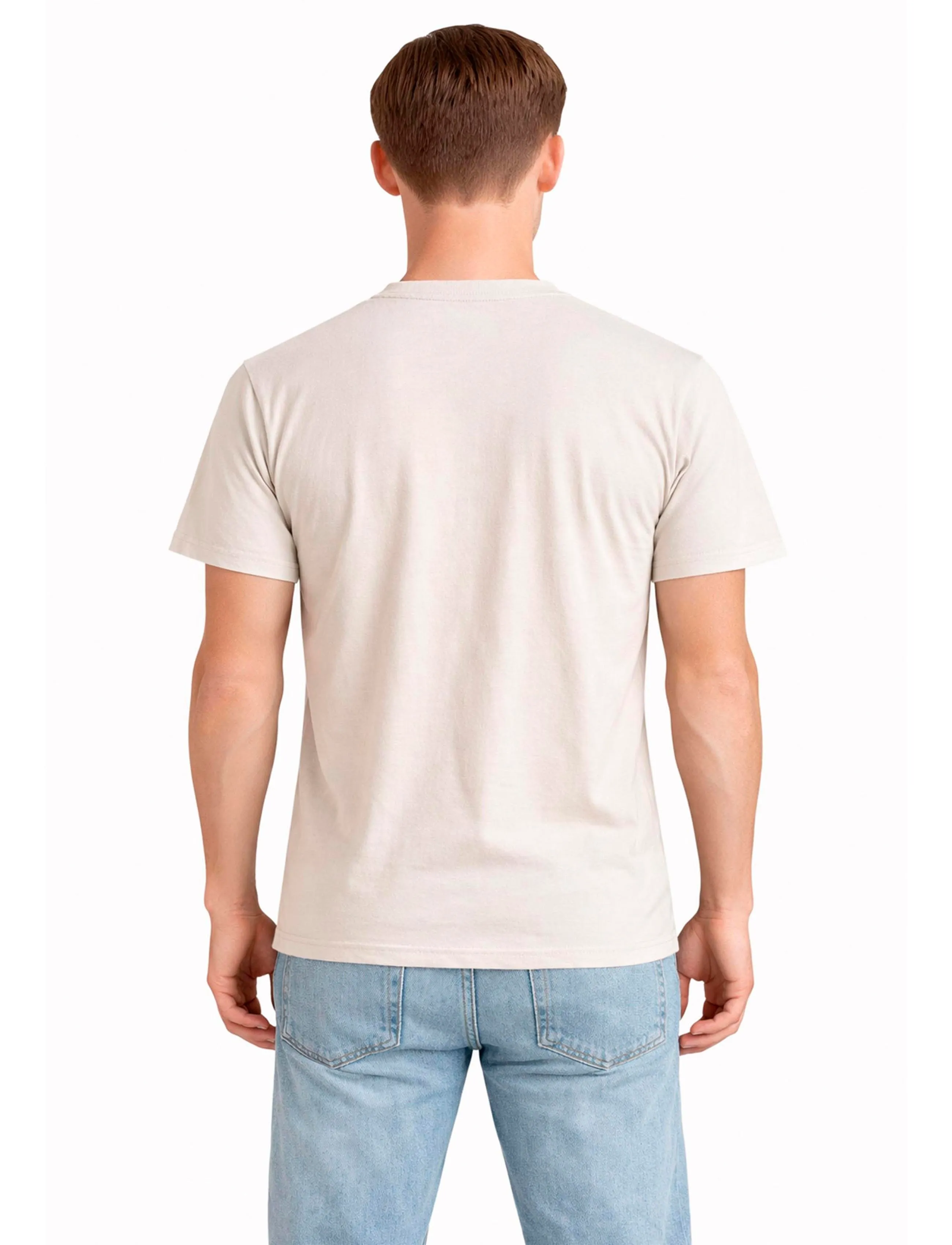 A QUESTION OF - Anders Tee Garment Dyed - laveste priser - off white - 4