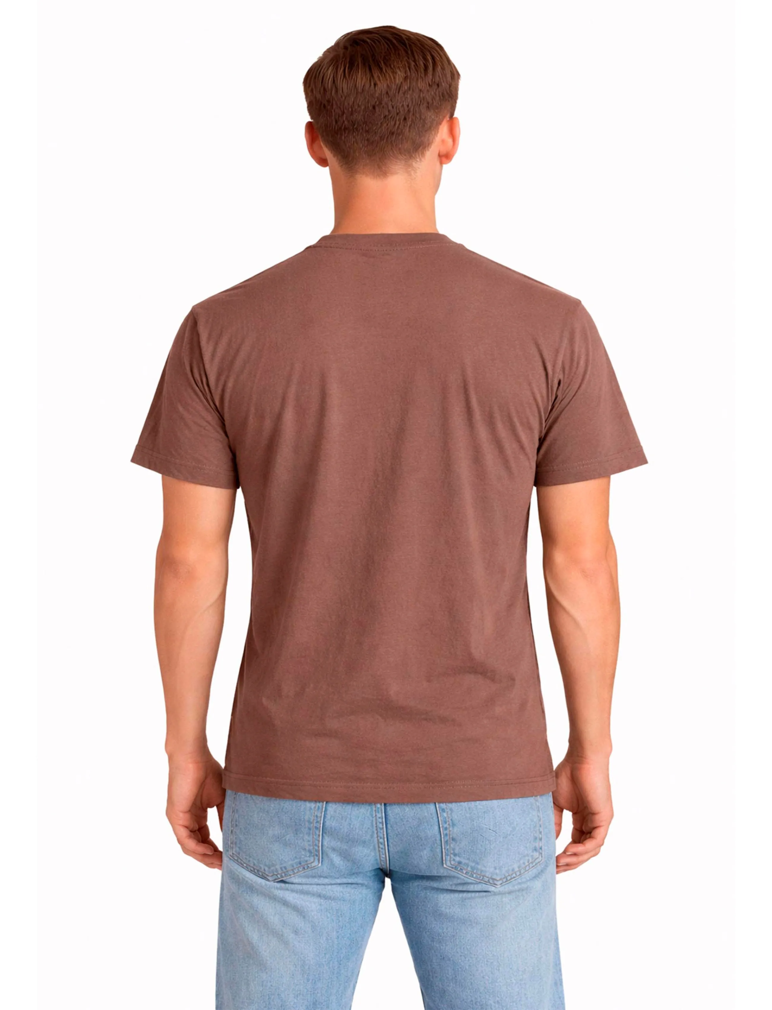 A QUESTION OF - Anders Tee Garment Dyed - laveste priser - teak brown - 4