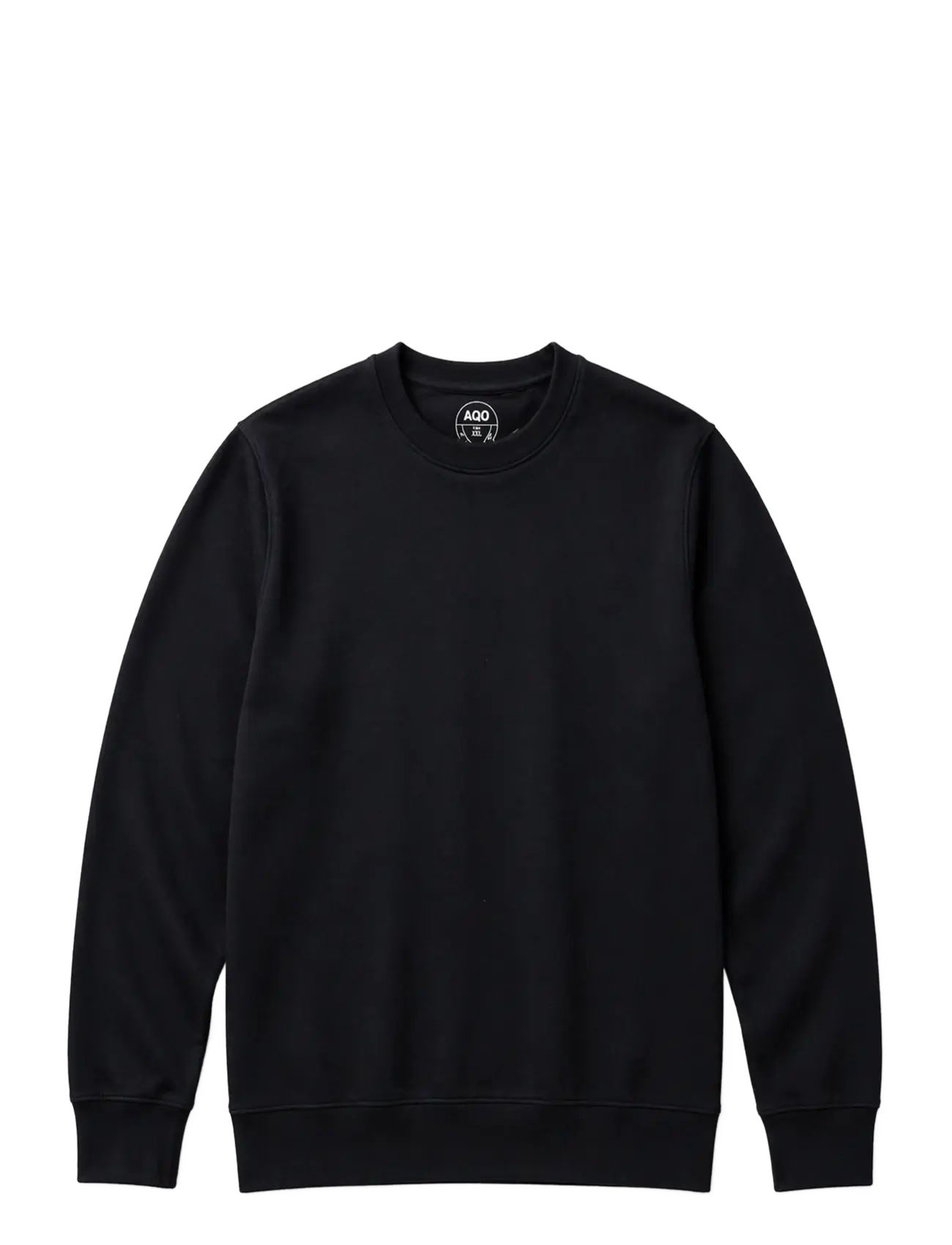 A QUESTION OF Johannes Crewneck Garment Dyed Schwarz - M - Herren