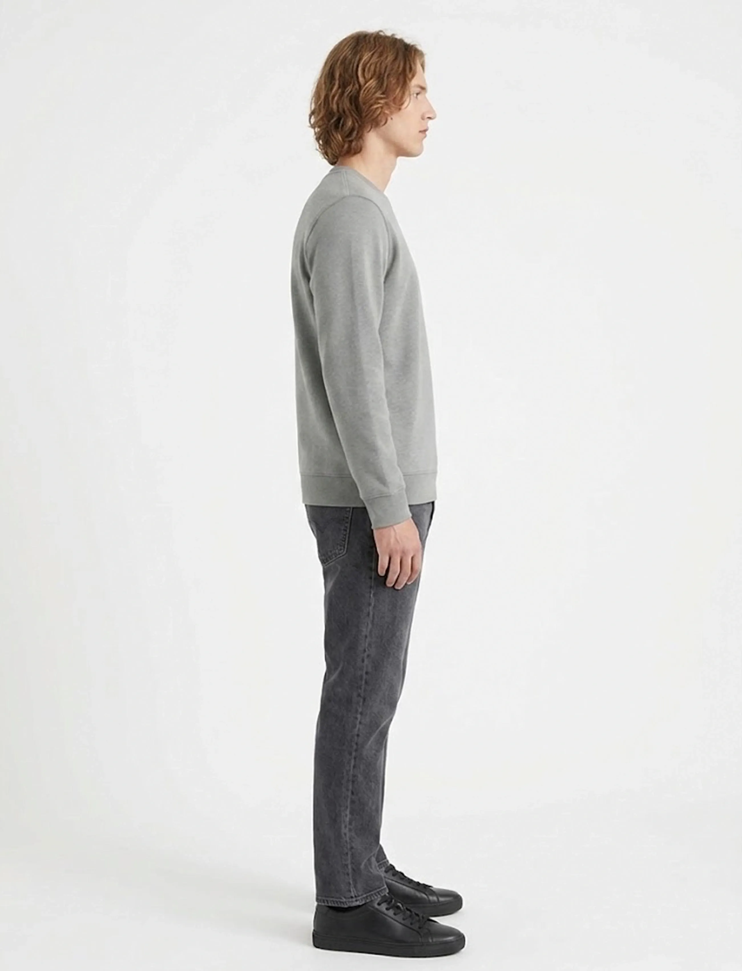 A QUESTION OF - Johannes Crewneck Garment Dyed - laveste priser - grey - 3