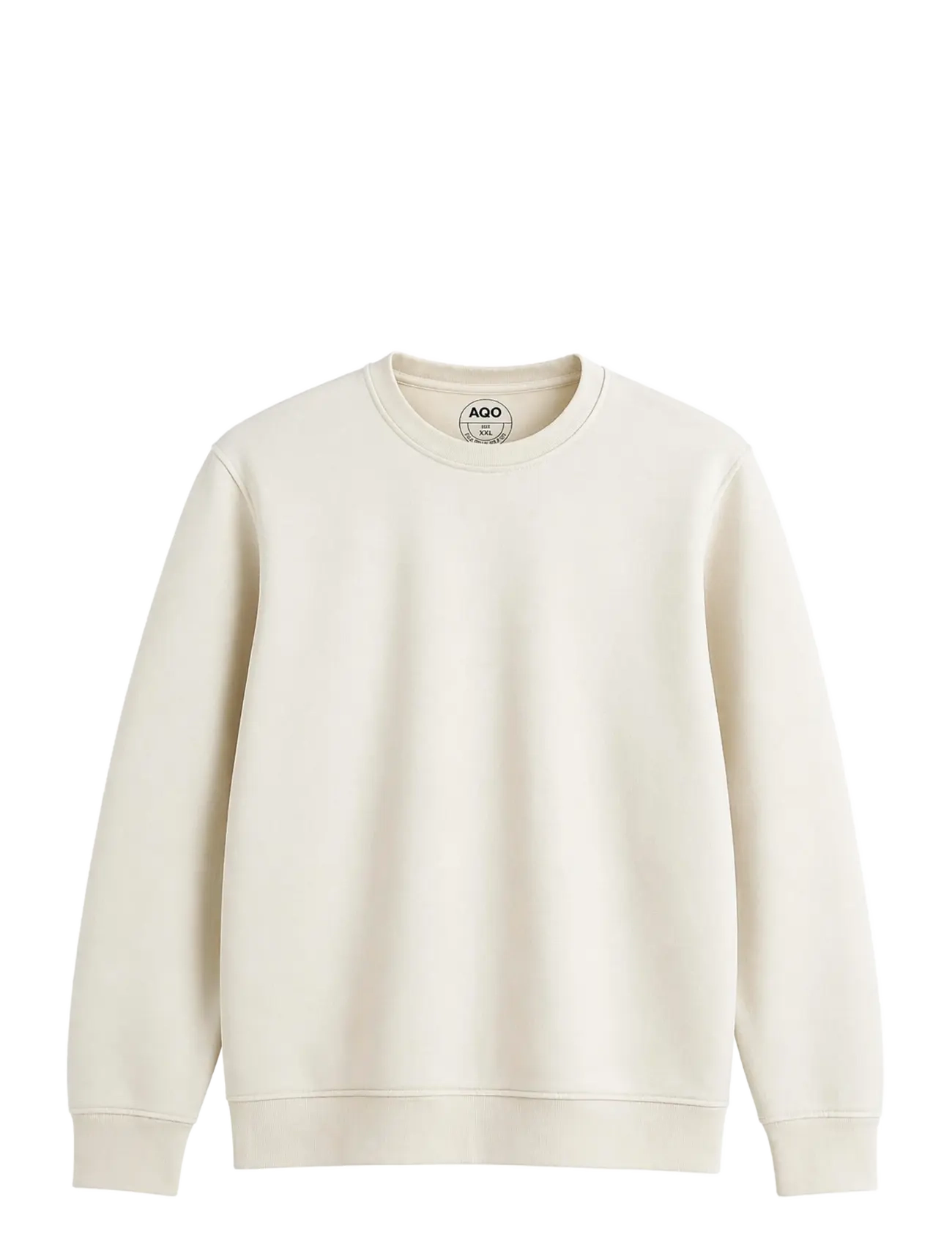 A QUESTION OF Johannes Crewneck Garment Dyed - A QUESTION OF - OFF WHITE / cream
