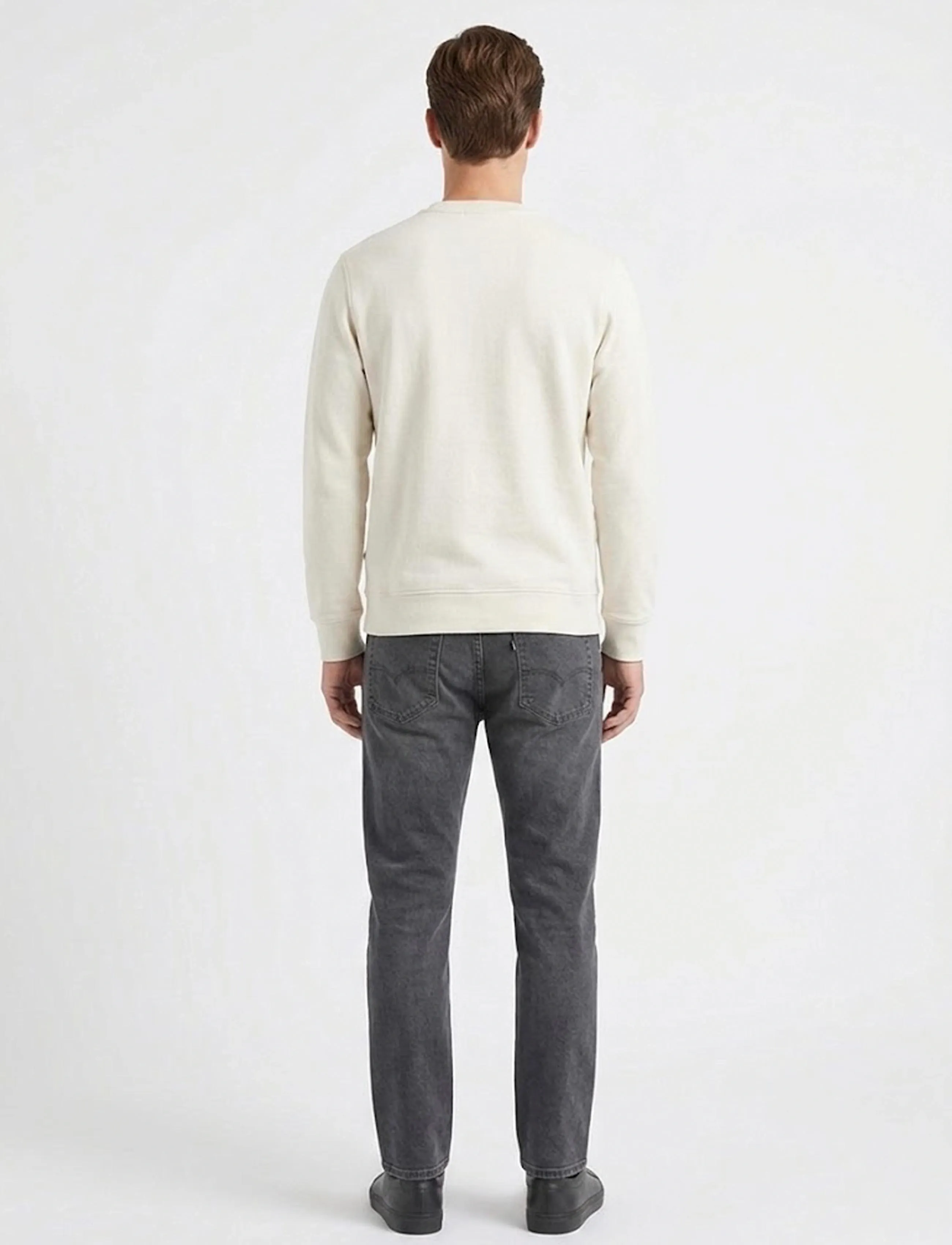 A QUESTION OF - Johannes Crewneck Garment Dyed - laveste priser - off white - 4