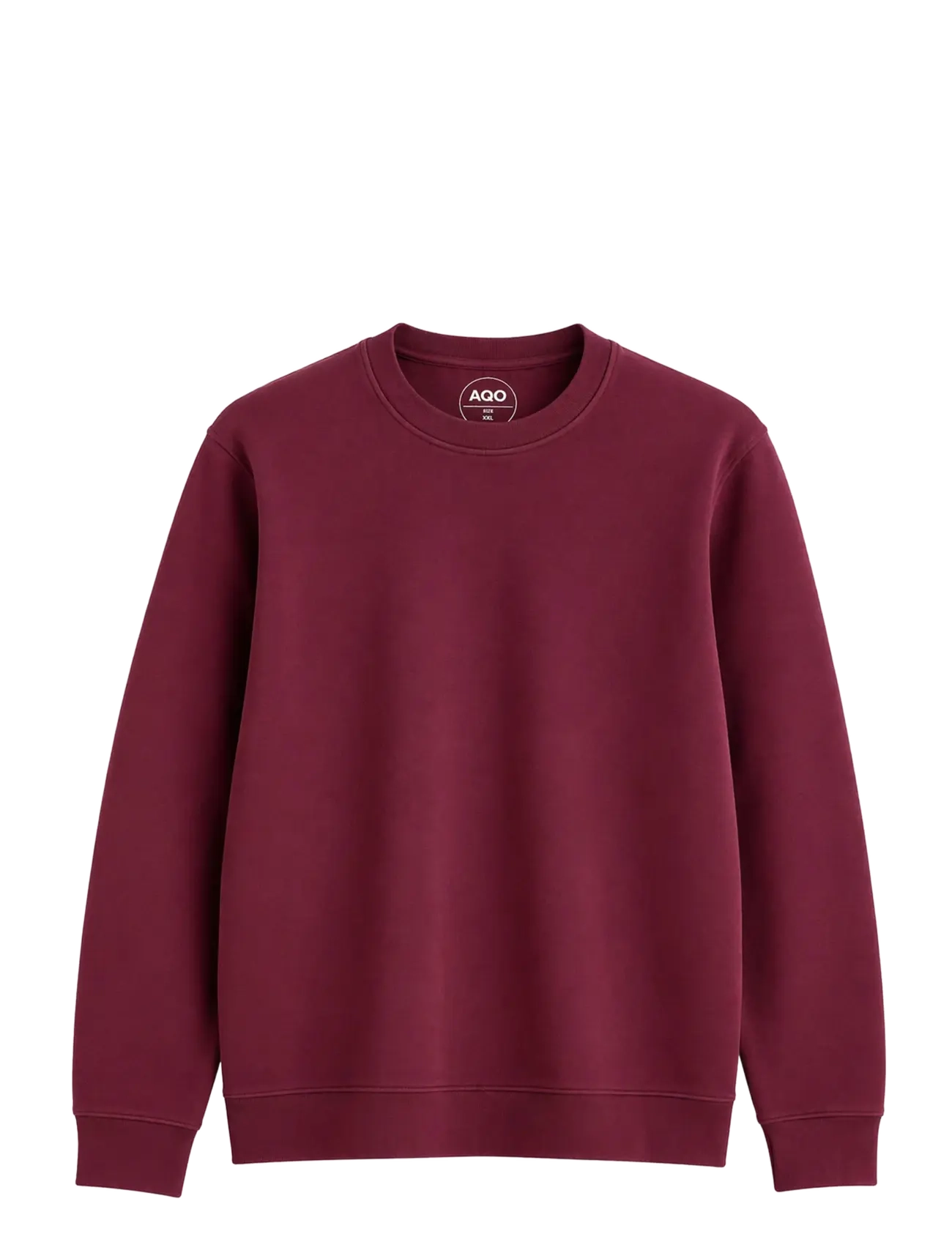 A QUESTION OF Johannes Crewneck Garment Dyed Burgundy - XXL - Herren
