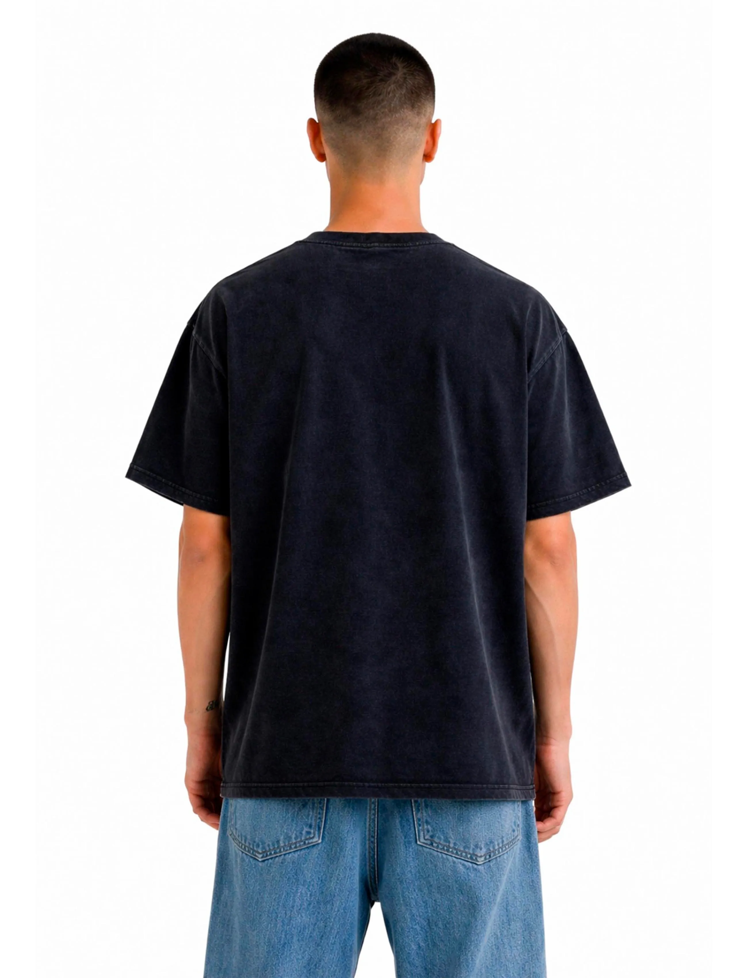 A QUESTION OF - Ozzy Tee Acid Wash - laveste priser - black - 4