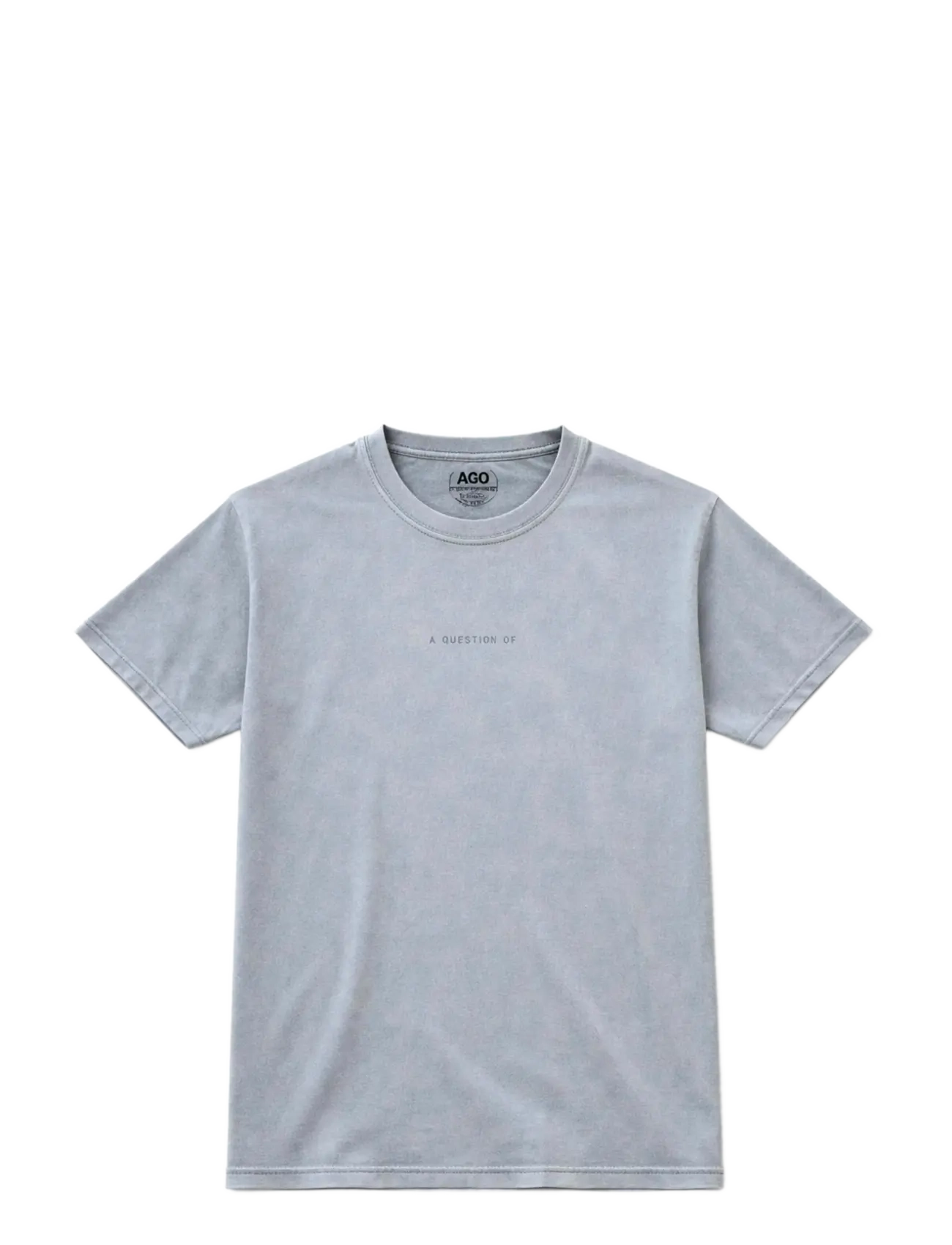 A QUESTION OF Ozzy Tee Acid Wash Blau - S - Herren