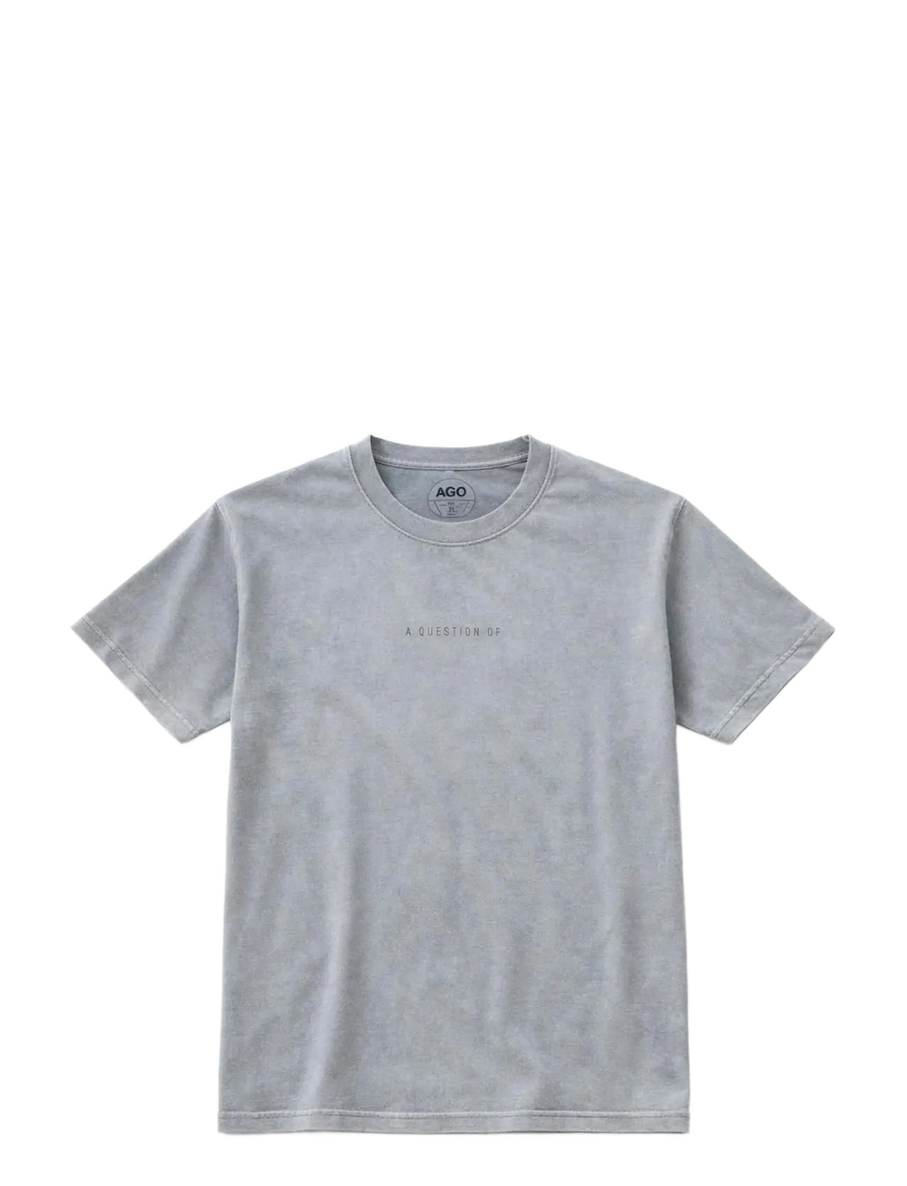 A QUESTION OF Ozzy Tee Acid Wash Grau - XL - Herren
