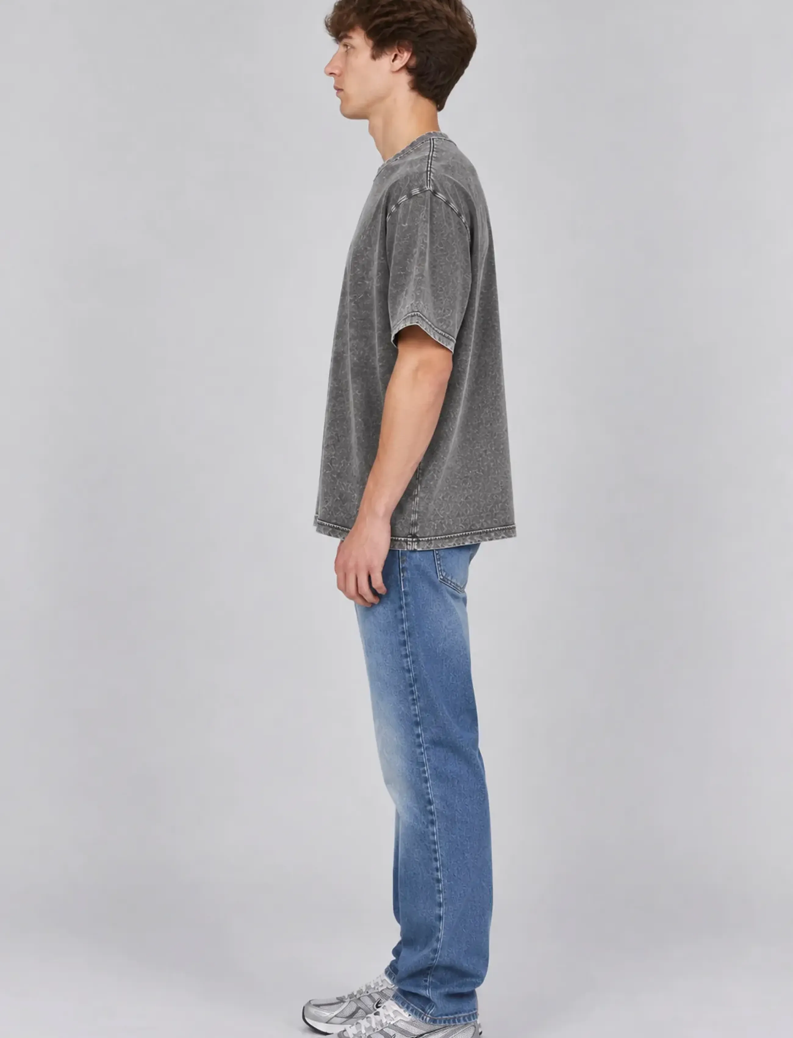 A QUESTION OF - Ozzy Tee Acid Wash - sügisesed riided - grey - 3