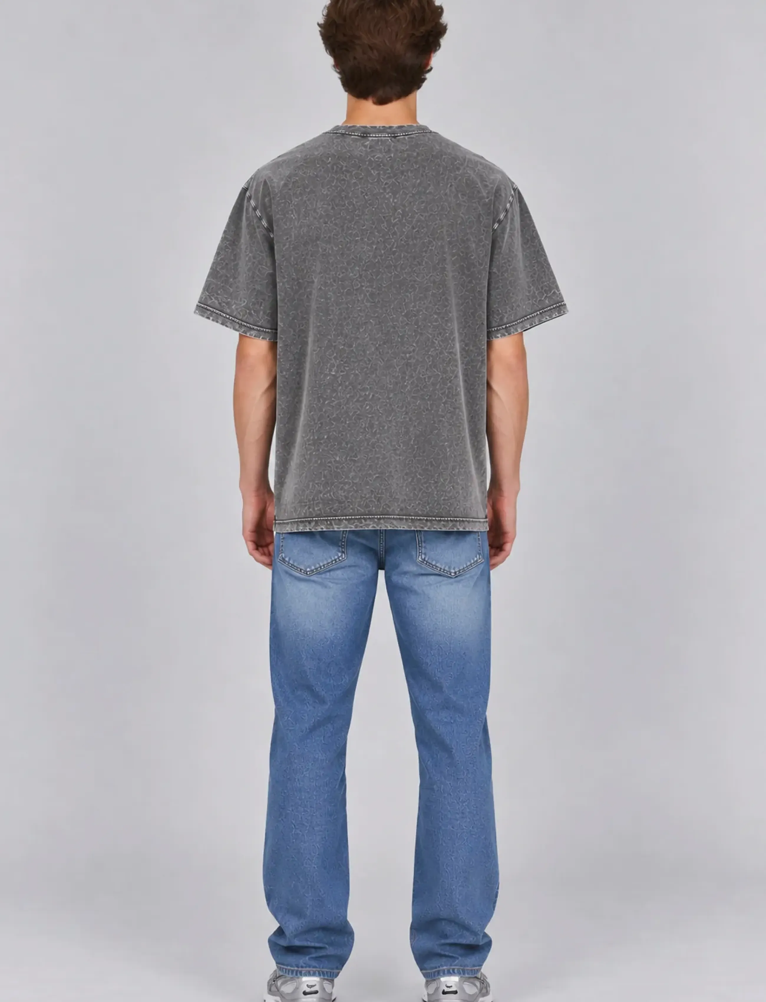 A QUESTION OF - Ozzy Tee Acid Wash - sügisesed riided - grey - 4