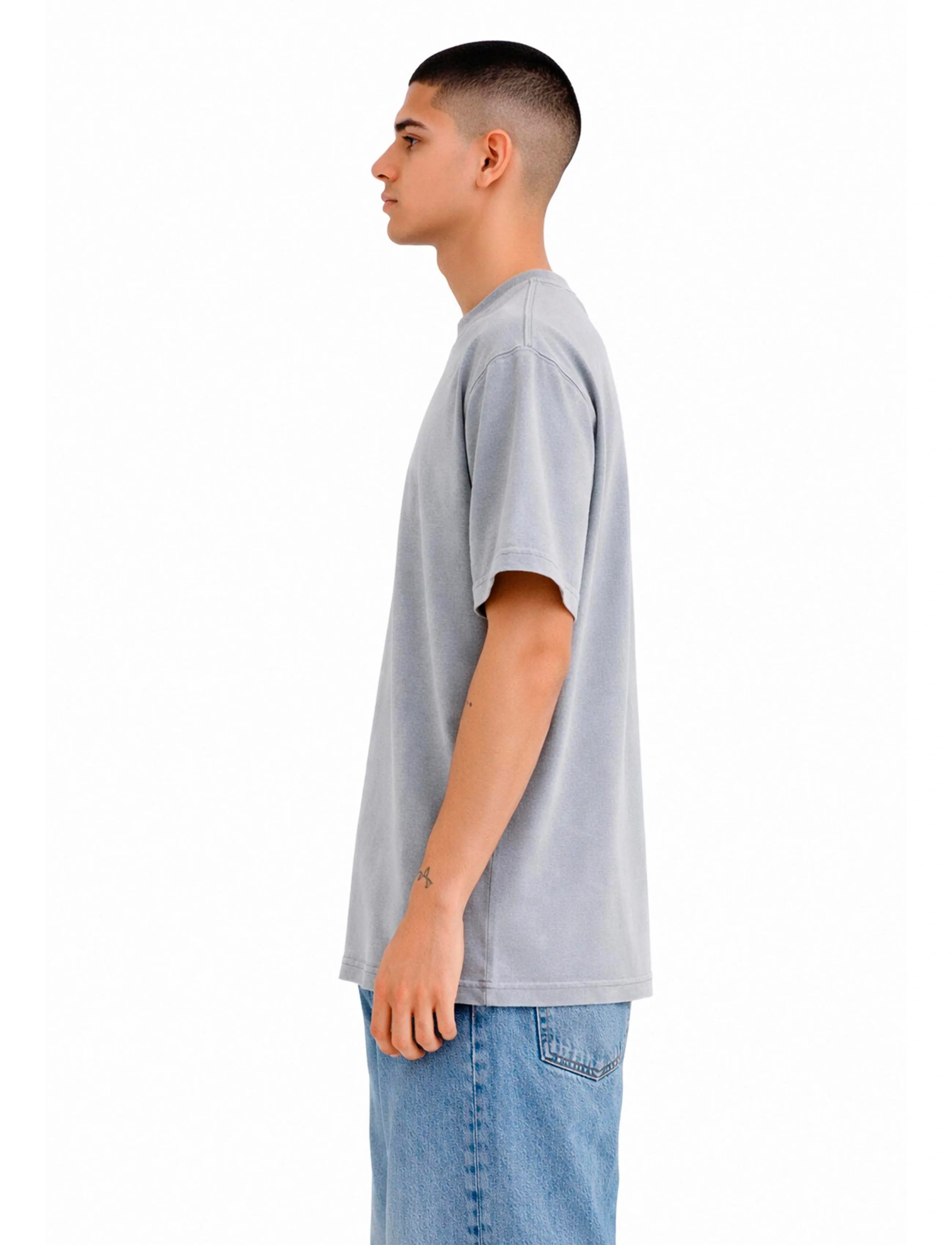 A QUESTION OF - Ozzy Tee Acid Wash - laveste priser - grey - 3