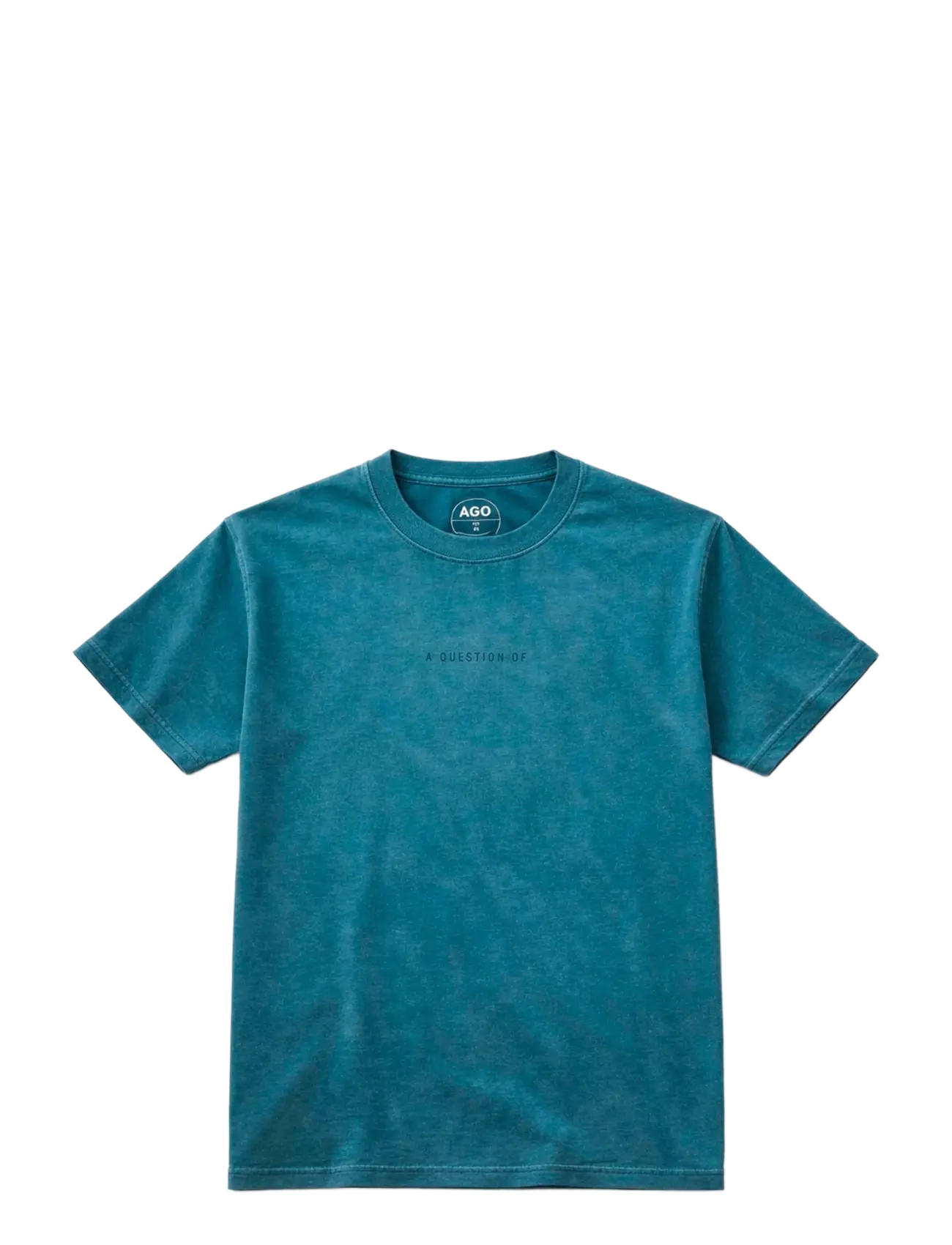 A QUESTION OF Ozzy Tee Acid Wash Blau - XL - Herren