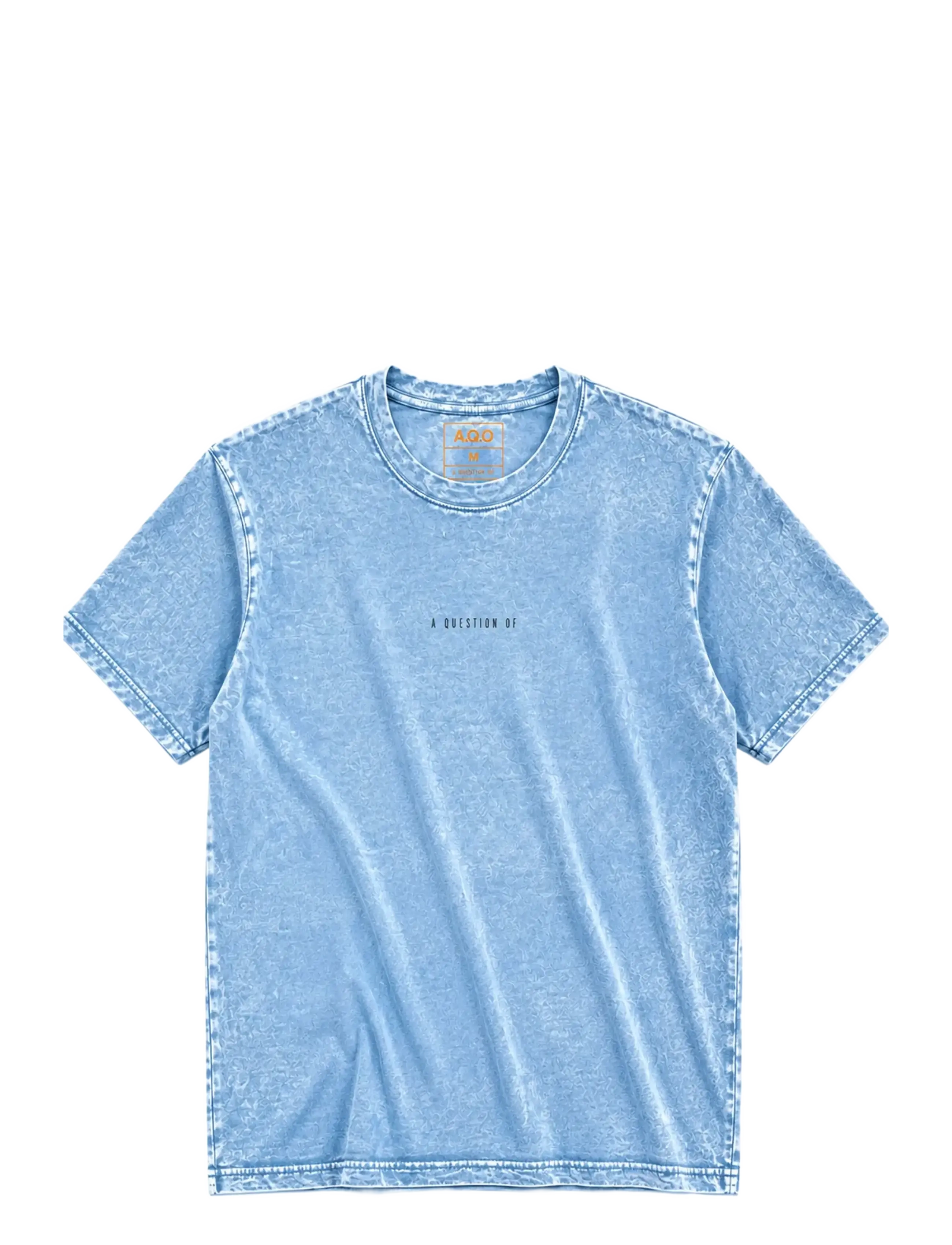A QUESTION OF Ozzy Tee Acid Wash - T-särgid - LIGHT BLUE / blue