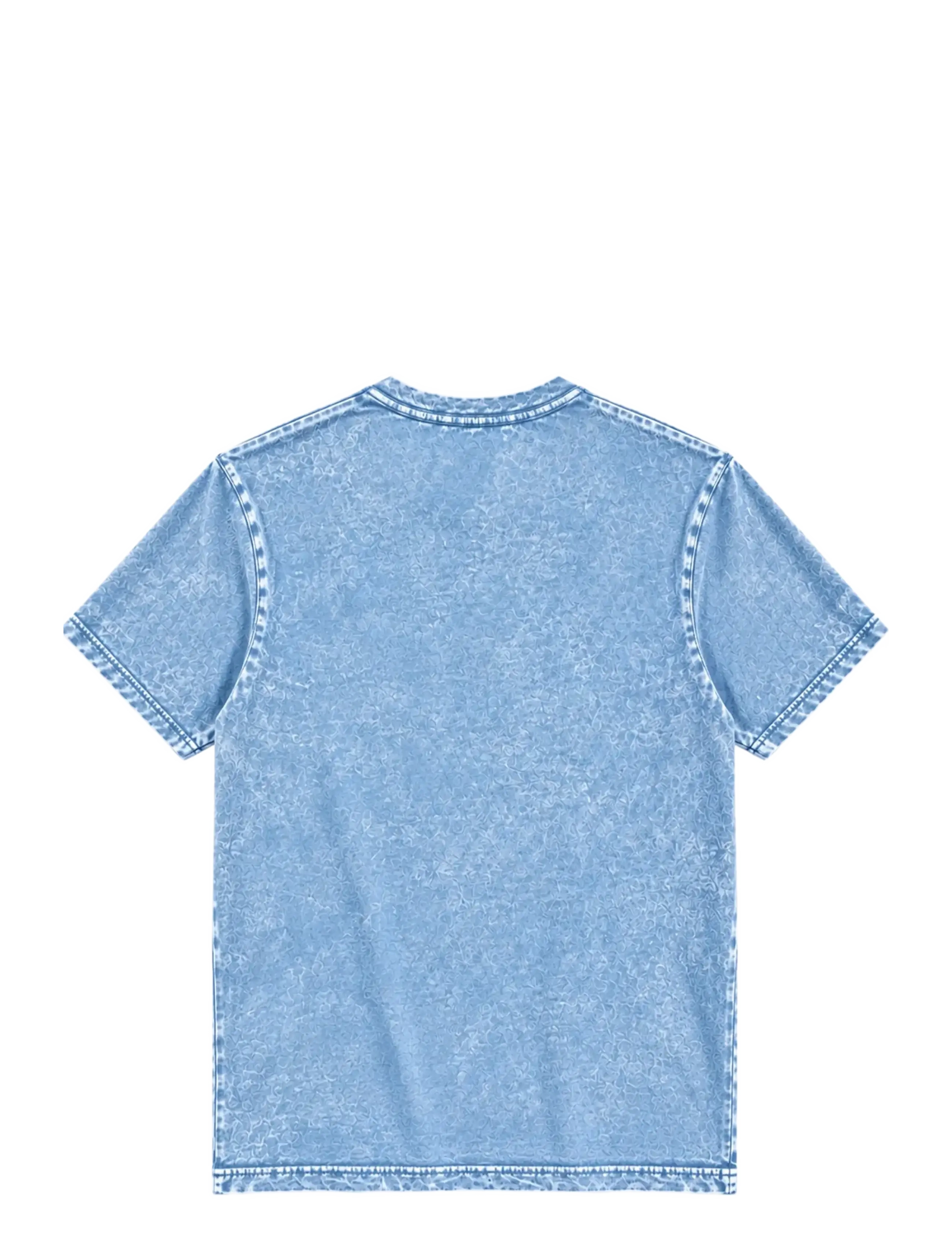 A QUESTION OF - Ozzy Tee Acid Wash - sügisesed riided - light blue - 2