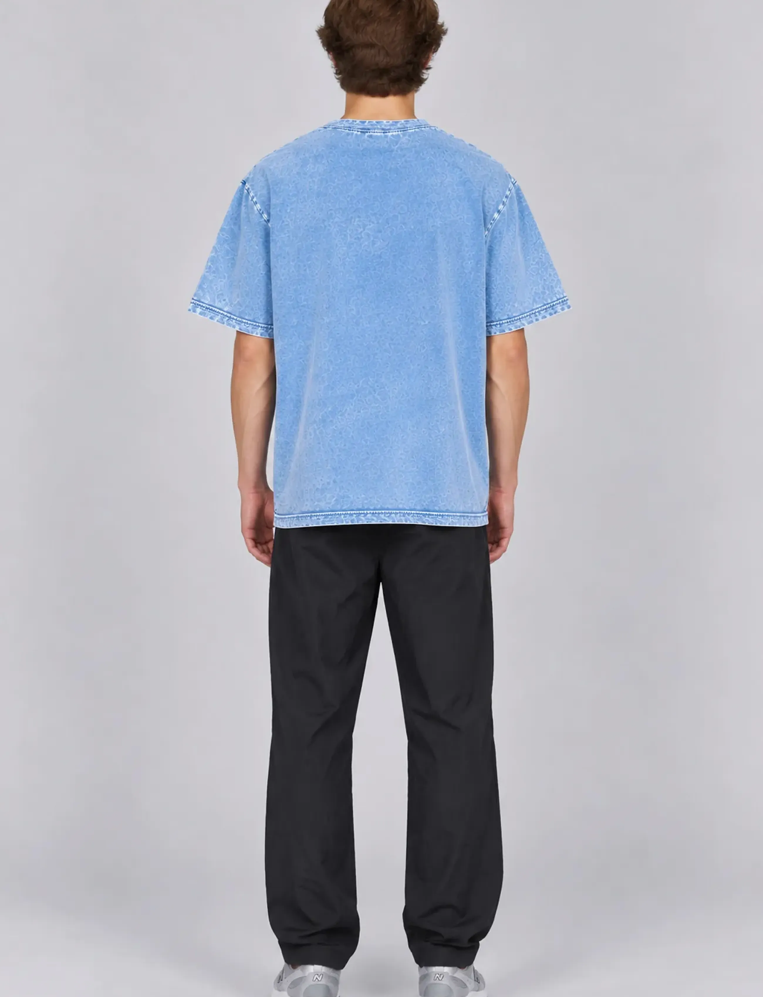 A QUESTION OF - Ozzy Tee Acid Wash - sügisesed riided - light blue - 4