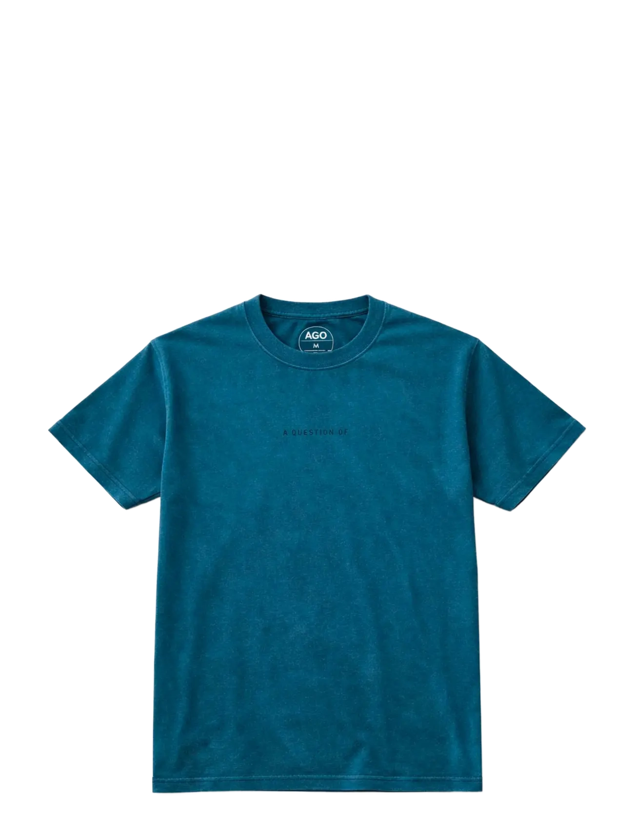 A QUESTION OF Ozzy Tee Acid Wash Blau - XL - Herren