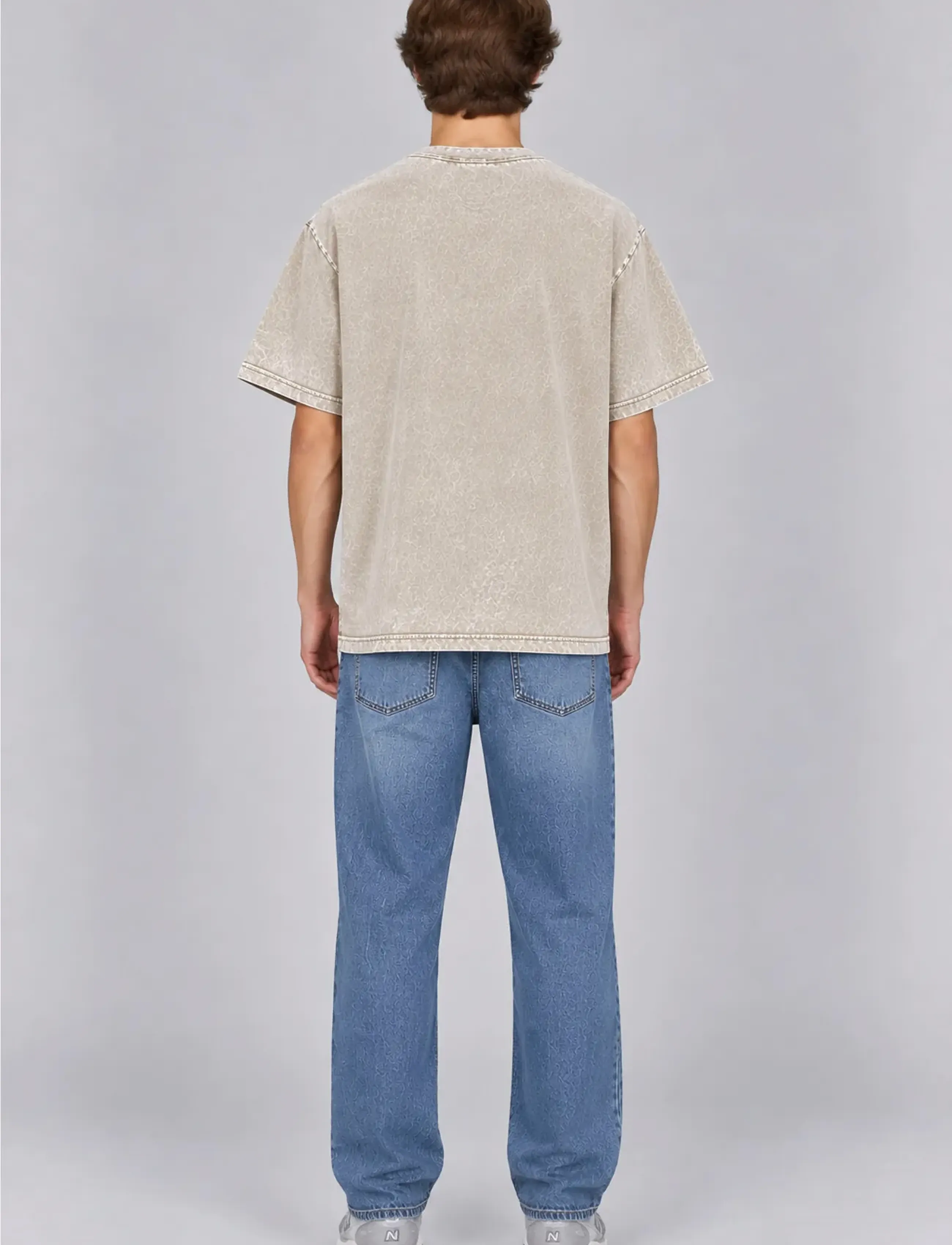 A QUESTION OF - Ozzy Tee Acid Wash - sügisesed riided - off white - 4