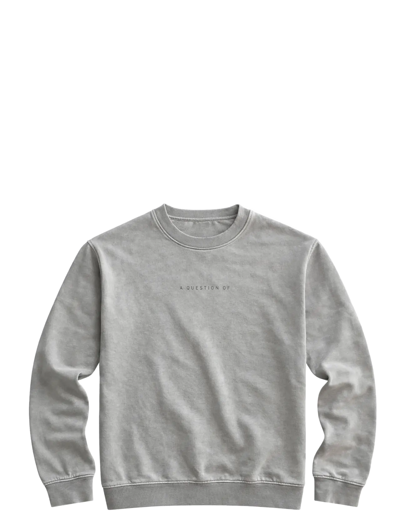 A QUESTION OF Ollie Crewneck Acid Wash Grau - XXL - Herren