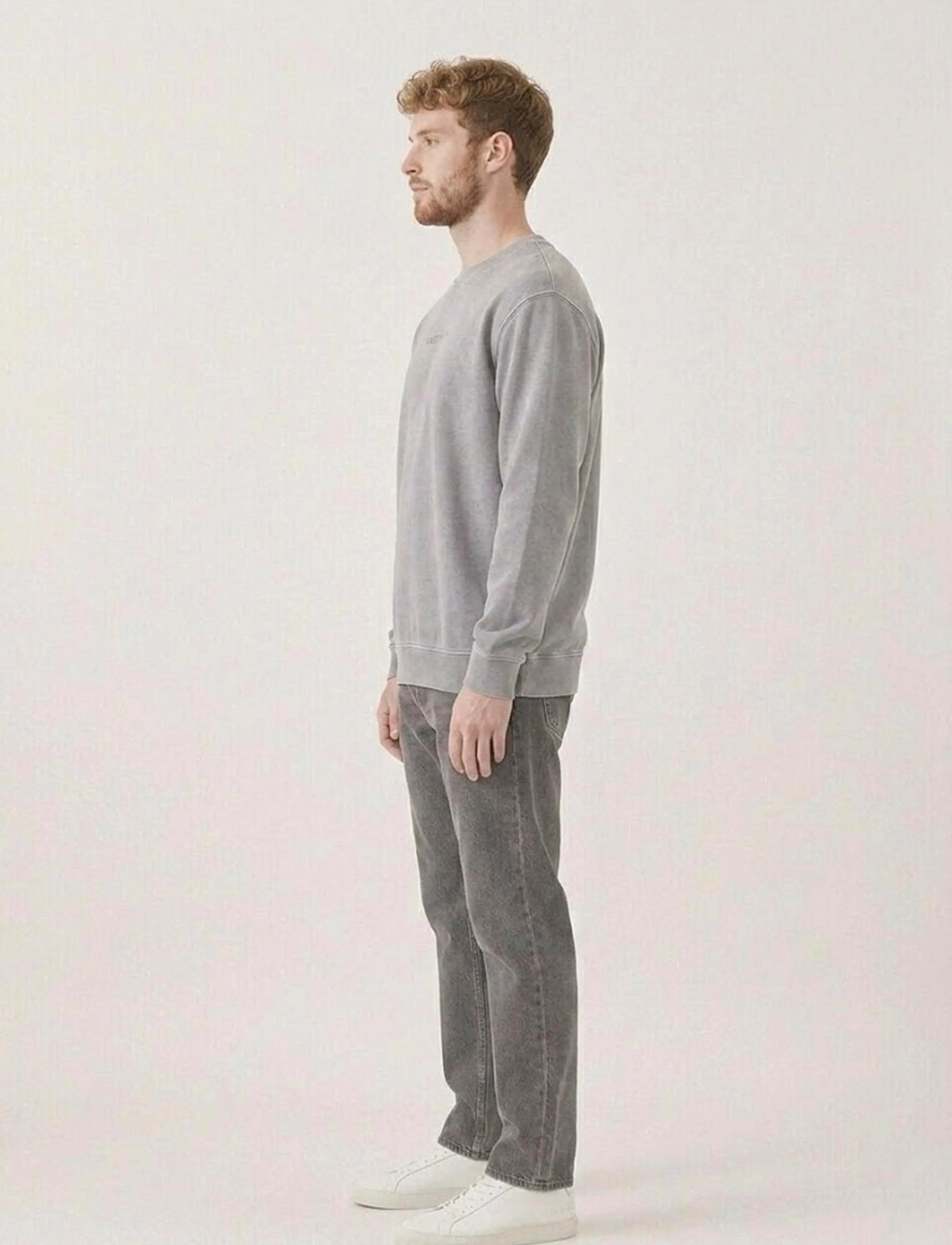 A QUESTION OF - Ollie Crewneck Acid Wash - sweatshirts - grey - 3