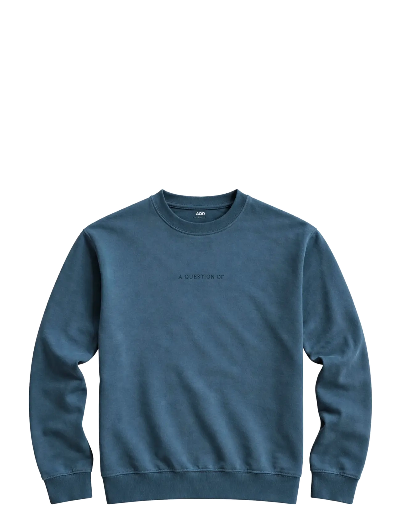 A QUESTION OF Ollie Crewneck Acid Wash Blau - XL - Herren