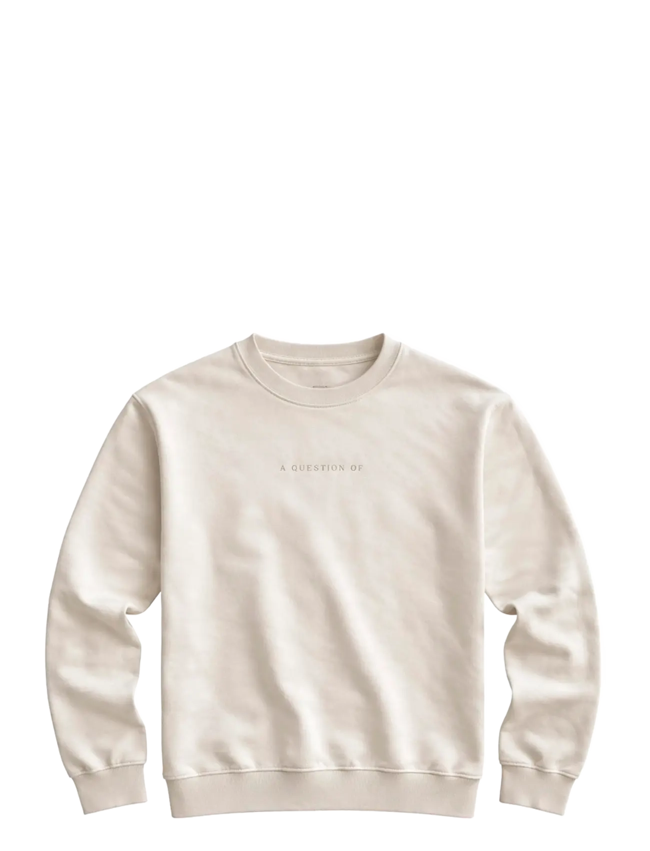 A QUESTION OF Ollie Crewneck Acid Wash Cream - M - Herren