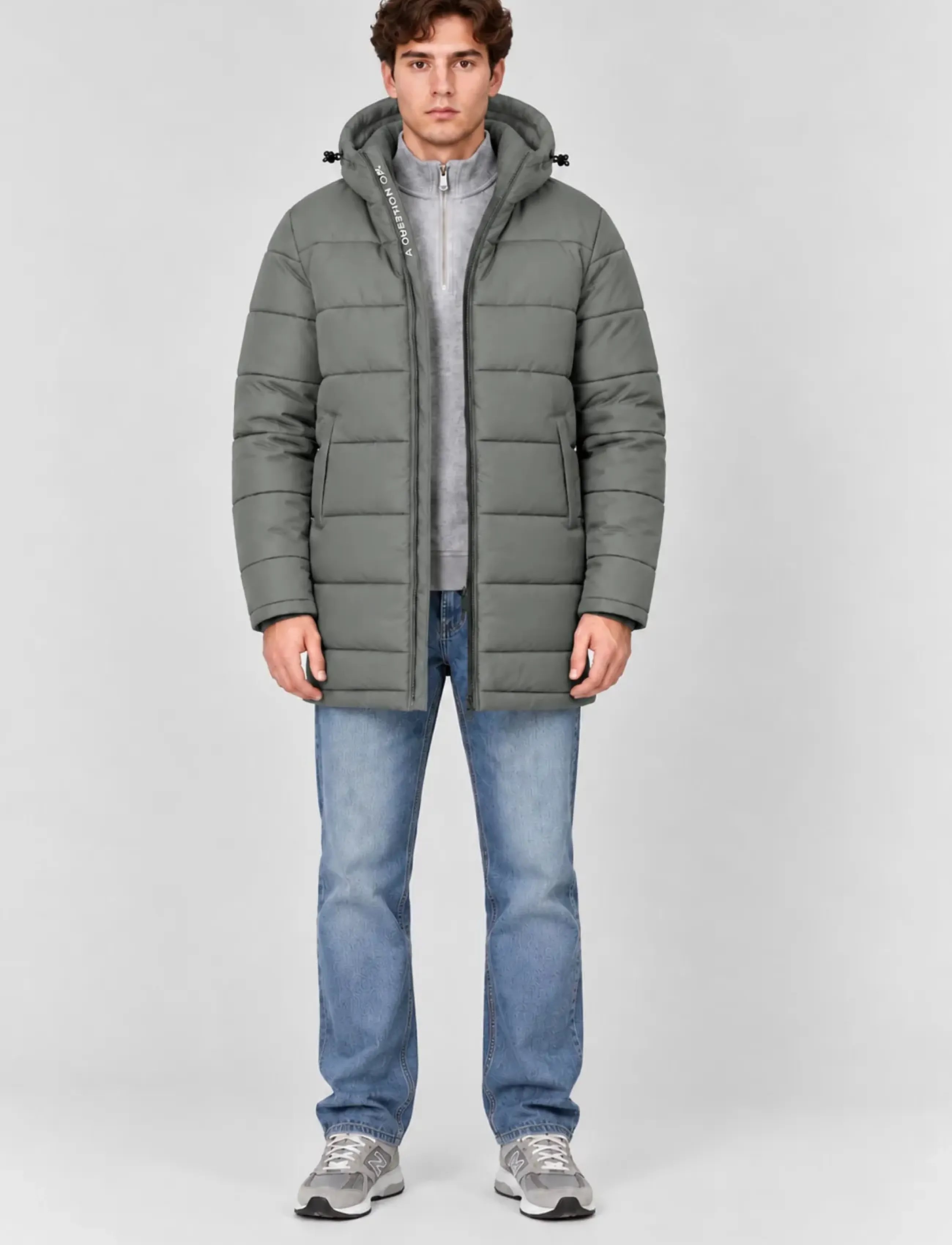 A QUESTION OF - Stenmark Long - winter jackets - army - 0