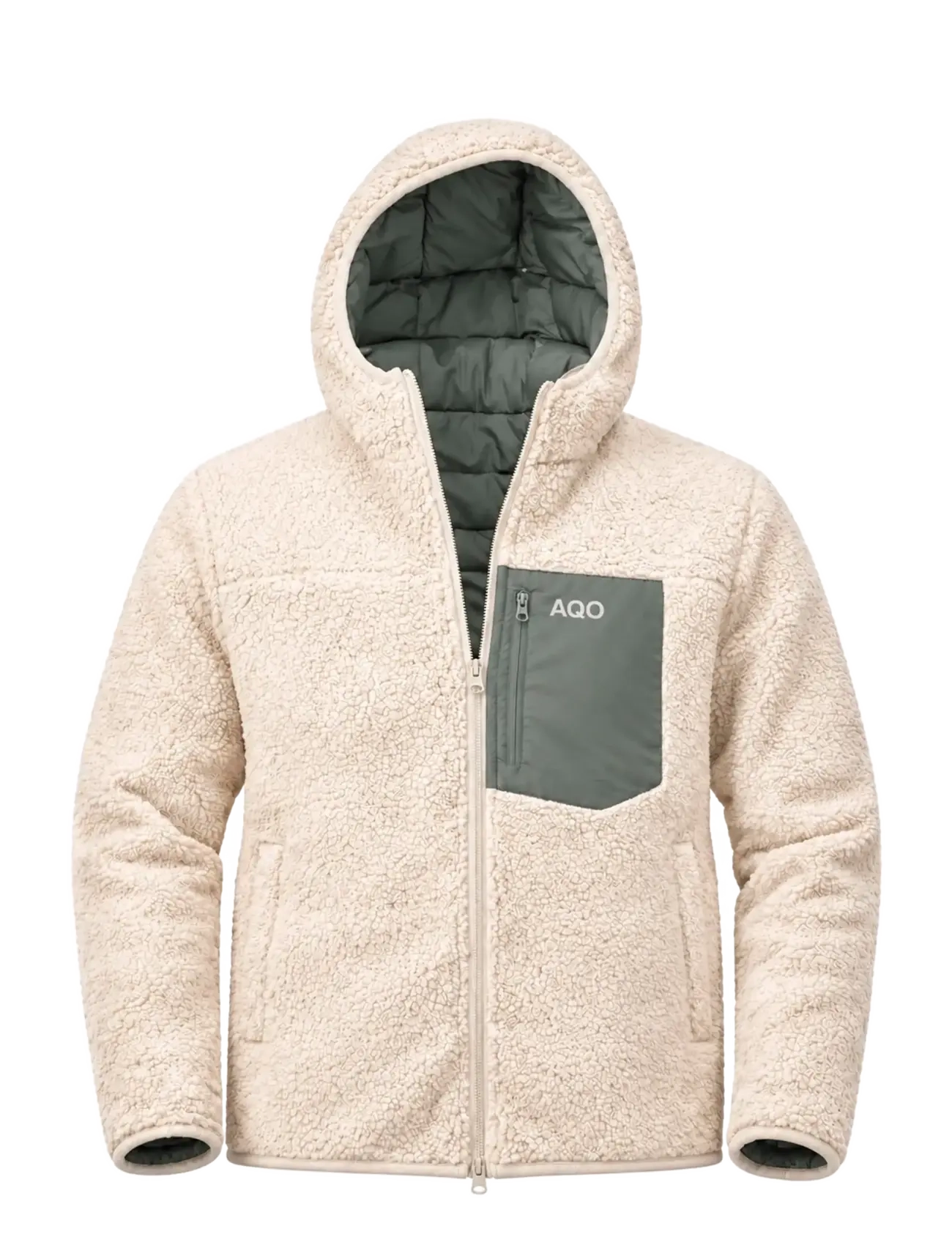 A QUESTION OF - Tomba Reverse - winter jackets - army / off white - 2