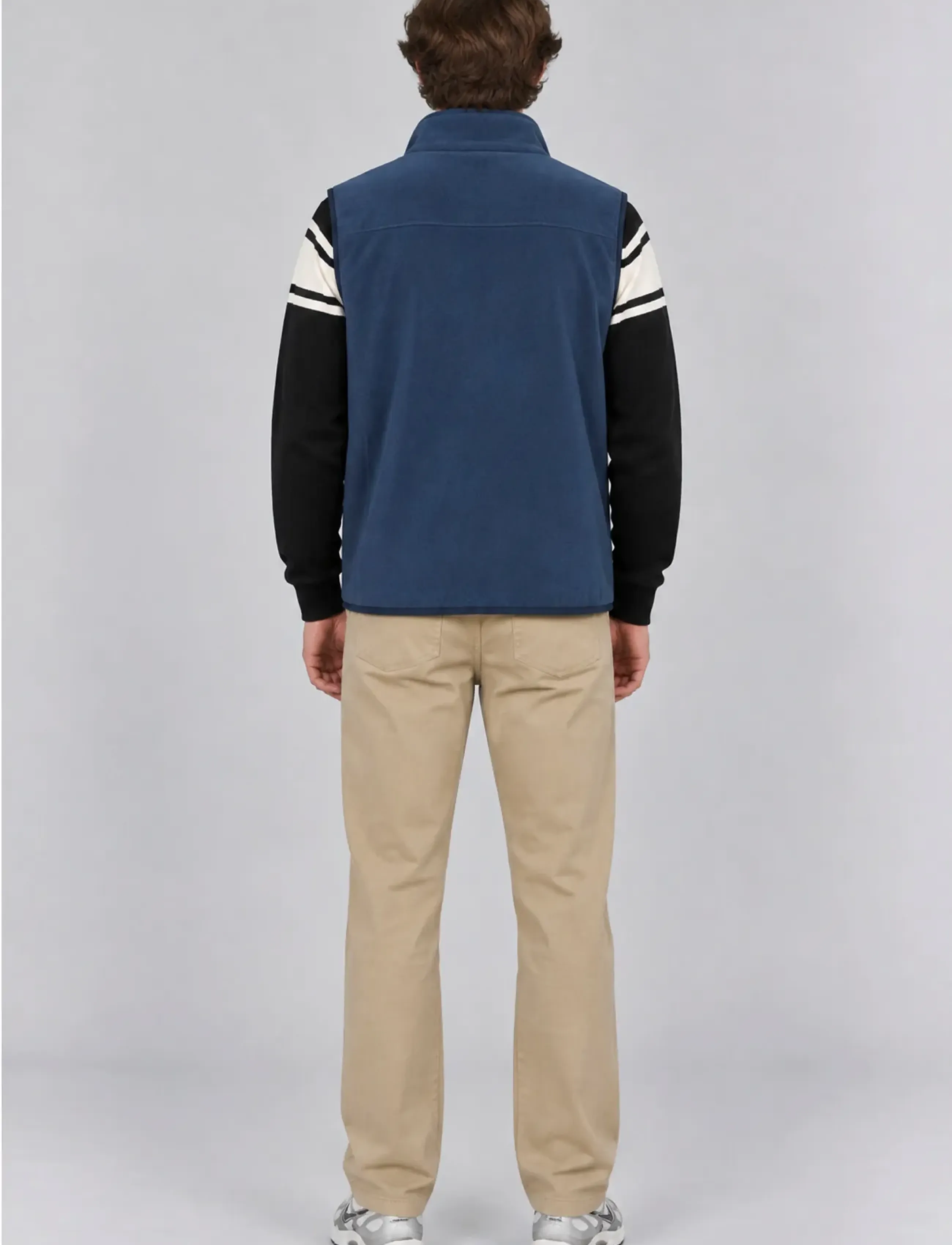 A QUESTION OF - David Micro Fleece Vest - efterårstøj - navy - 4