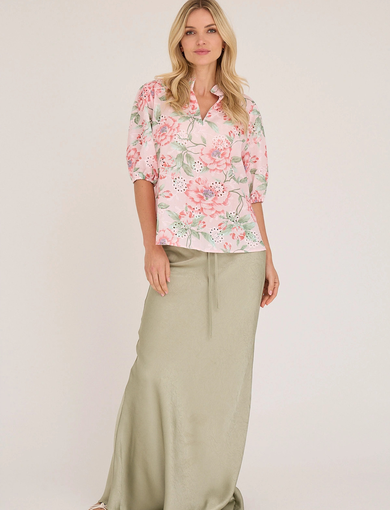 A-View Grete S/S Blouse - - 34 1