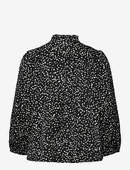 A-View - Jill blouse - langärmlige blusen - black with white dots - 1