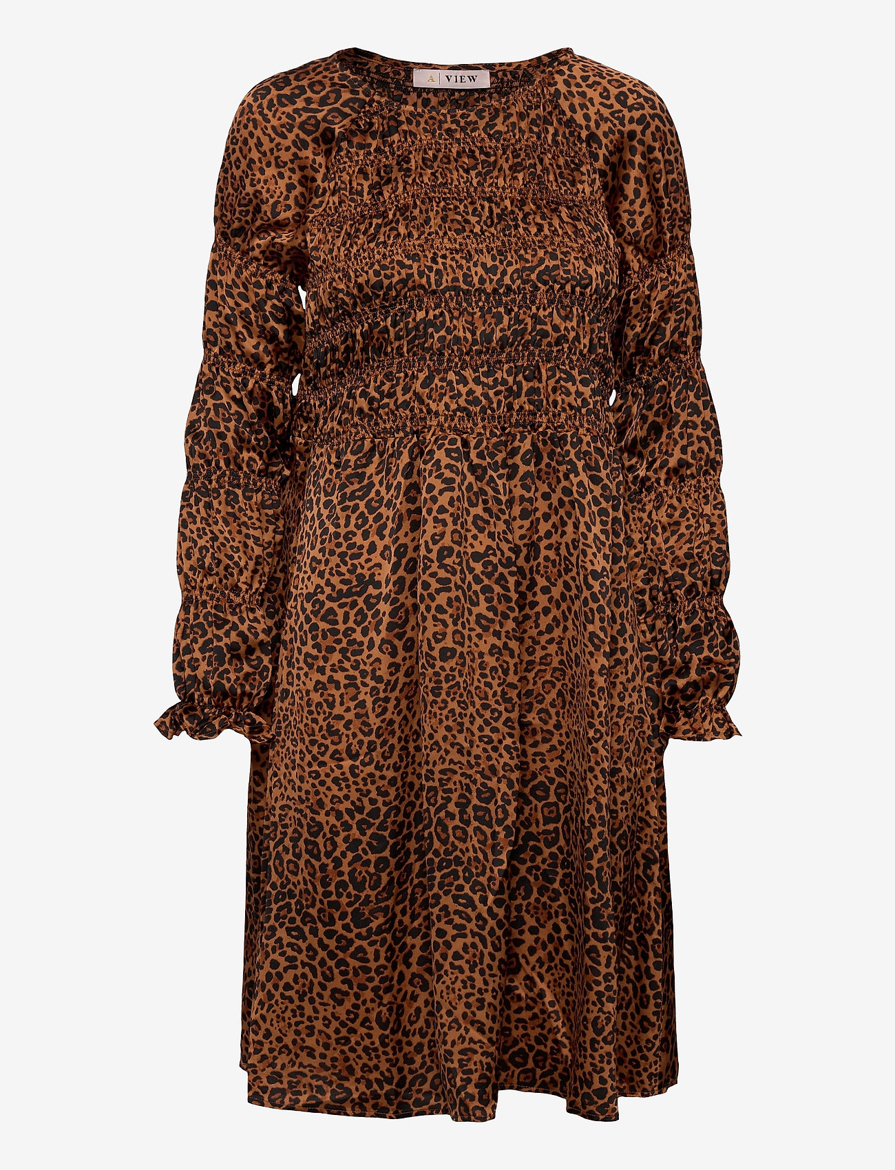 A-View - Julie LS. dress - midi kjoler - leopard - 0