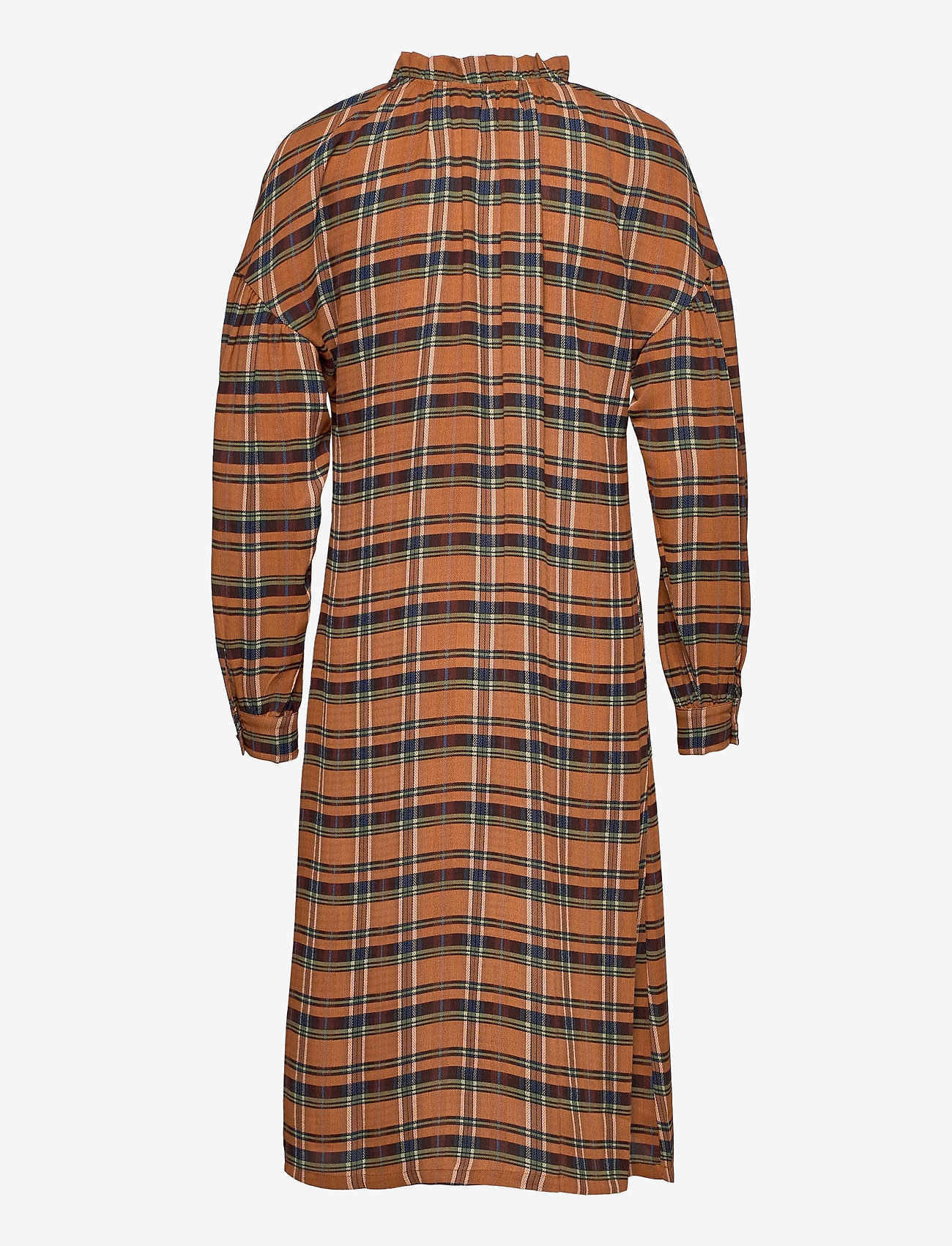 A-View - Kristina LS dress - skjortekjoler - brown - 1