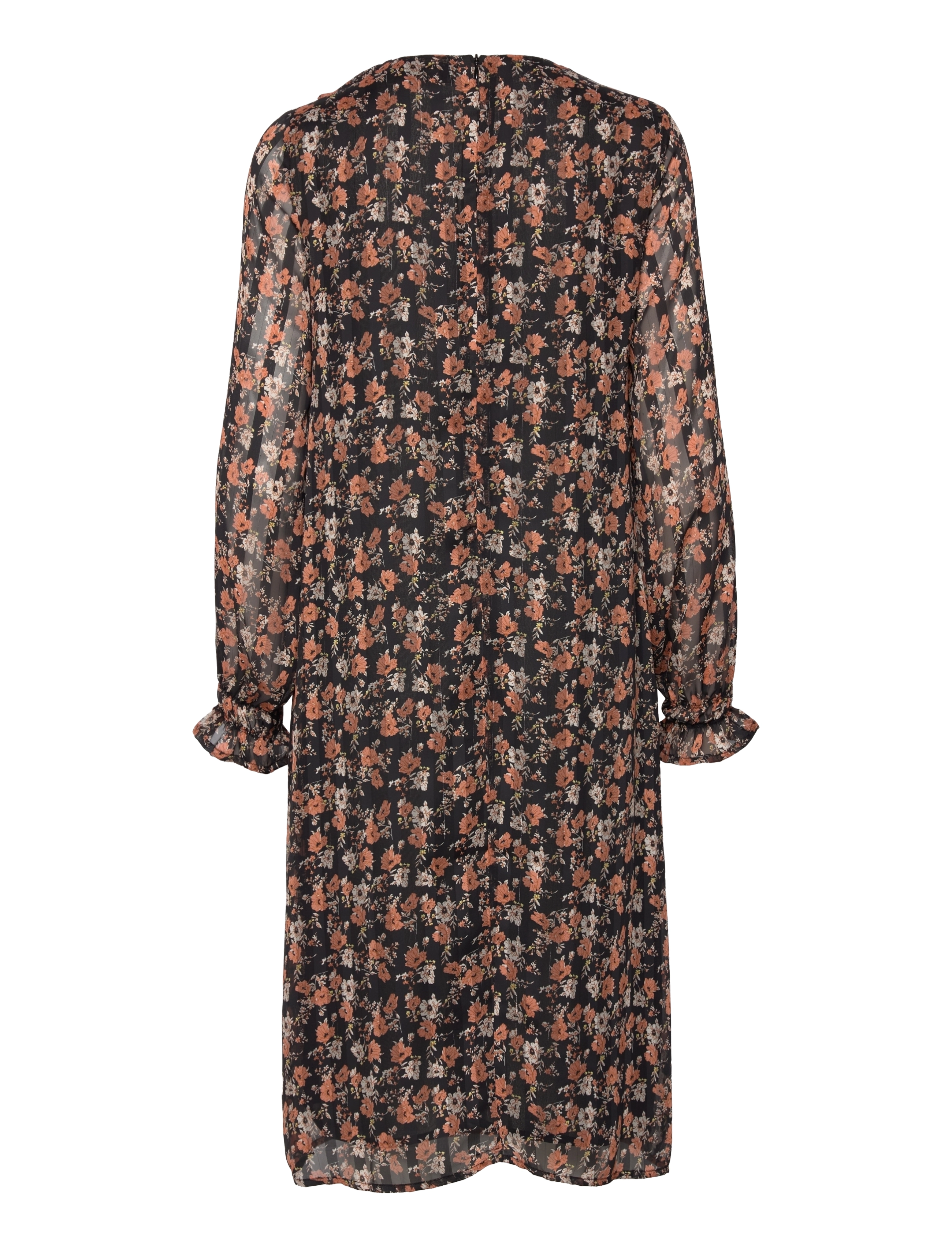 A-View - Lise dress - midimekot - orange flower - 1
