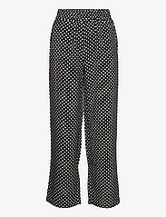A-View - Oda pant - rette bukser - black with dots - 0
